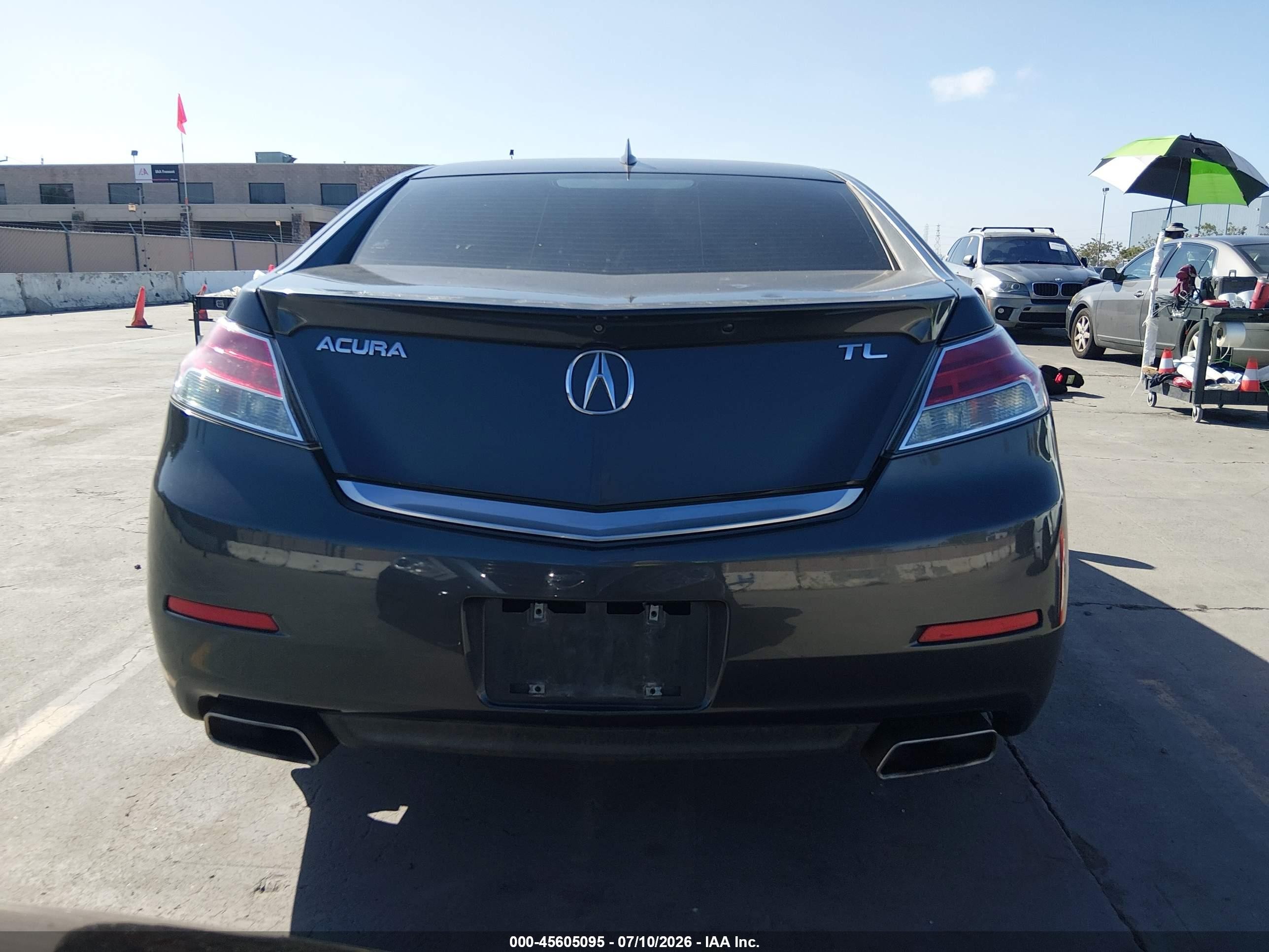 2012 Acura Tl 3.5 Черный vin: 19UUA8F52CA023960