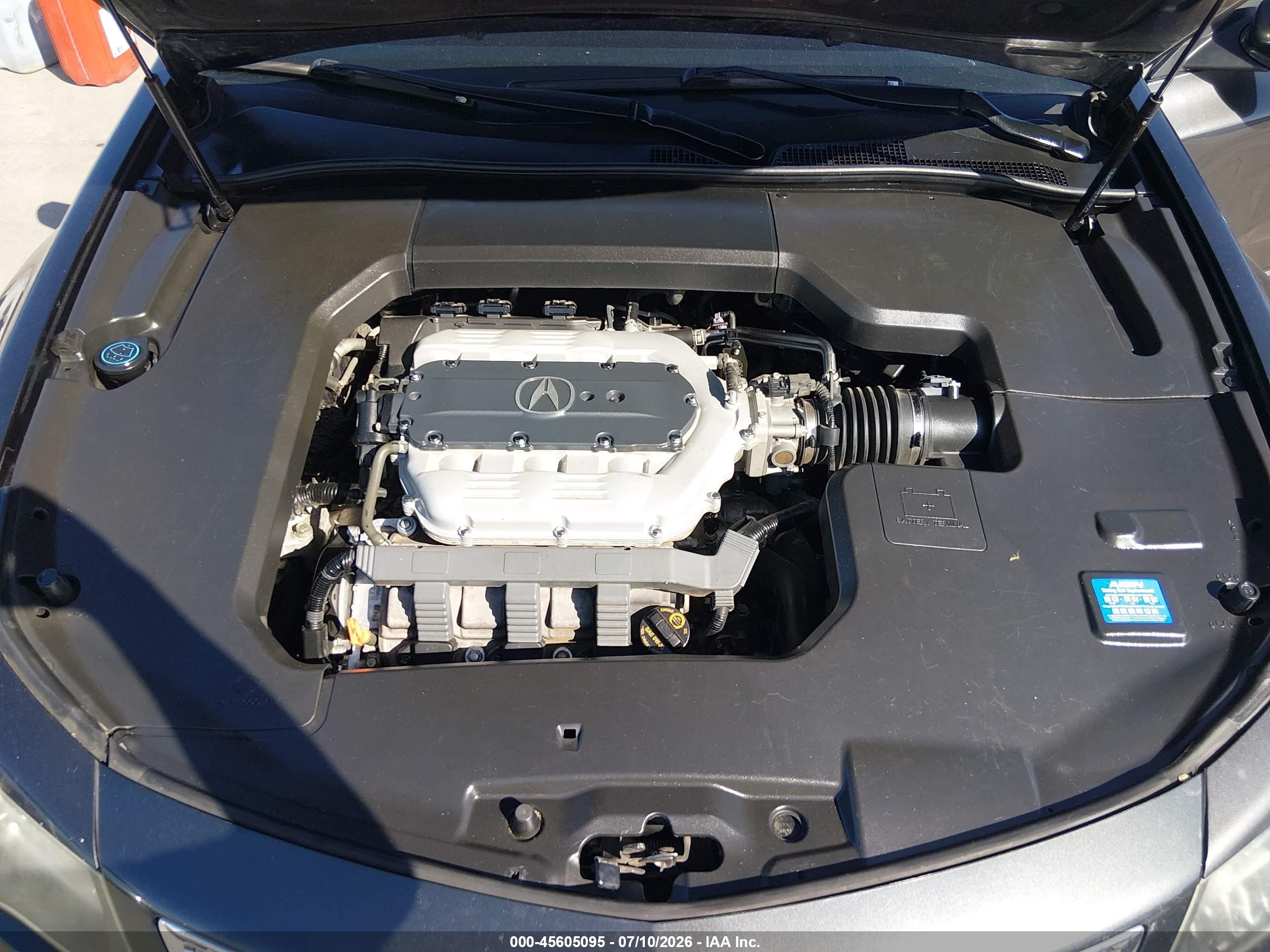 2012 Acura Tl 3.5 Черный vin: 19UUA8F52CA023960
