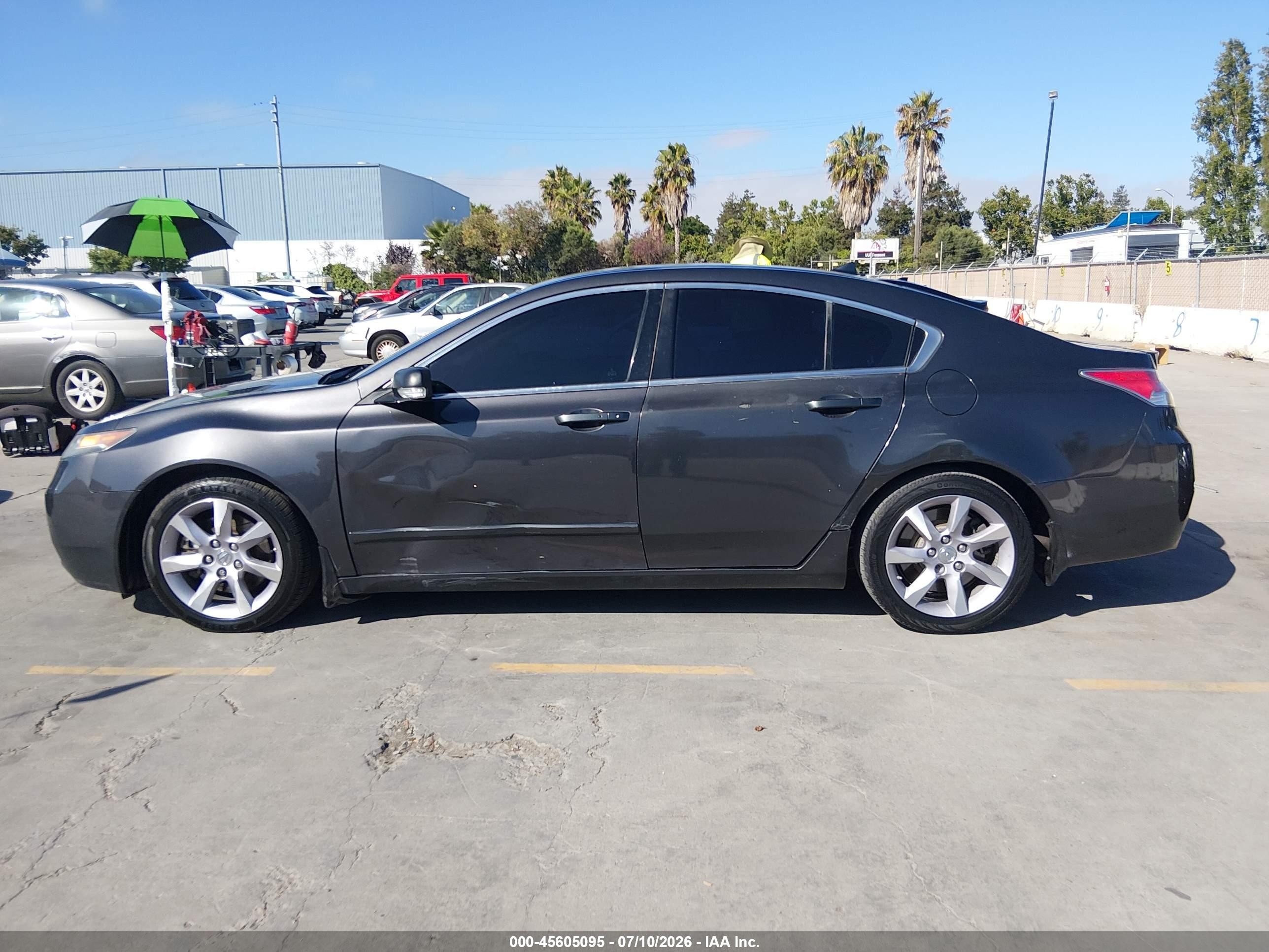 2012 Acura Tl 3.5 Черный vin: 19UUA8F52CA023960