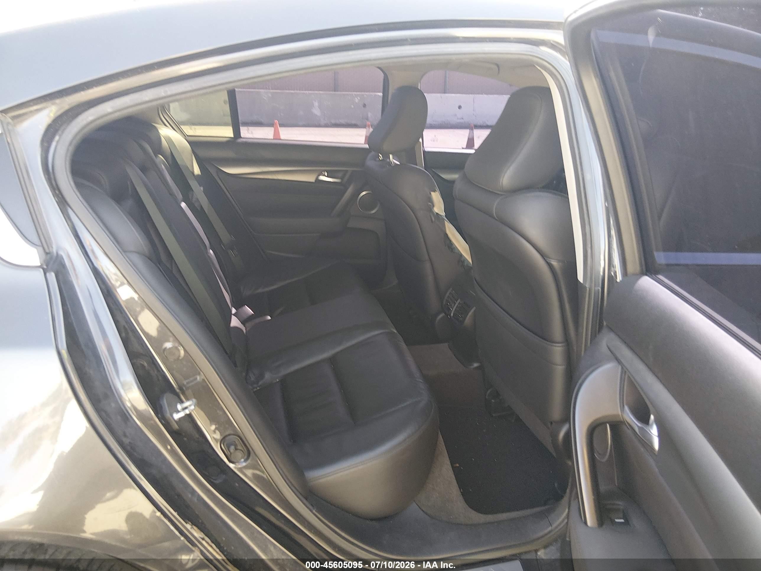 2012 Acura Tl 3.5 Черный vin: 19UUA8F52CA023960