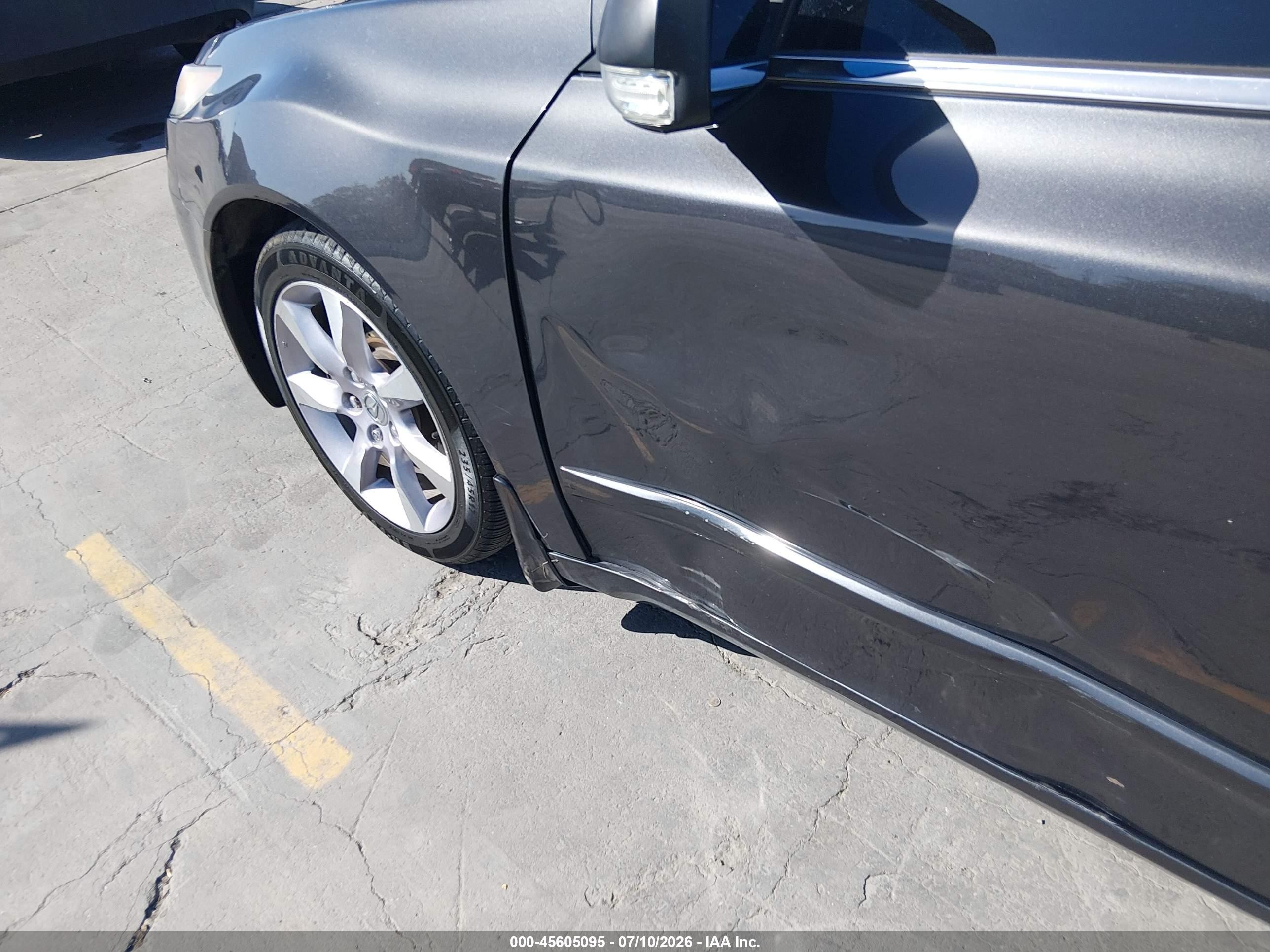 2012 Acura Tl 3.5 Черный vin: 19UUA8F52CA023960