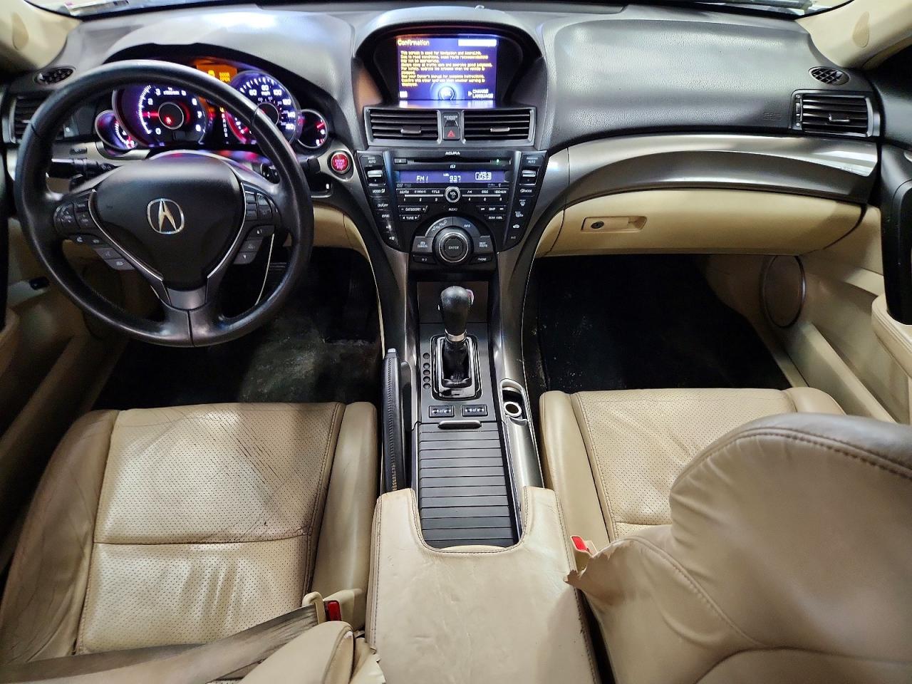 2013 Acura Tl Tech White vin: 19UUA8F52DA006707
