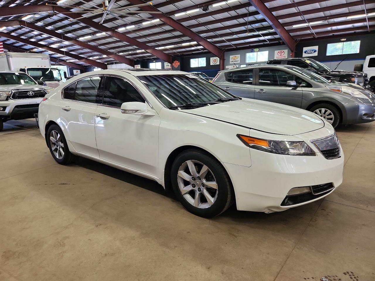 2013 Acura Tl Tech White vin: 19UUA8F52DA006707