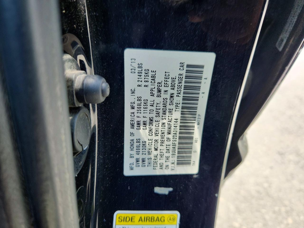 2013 Acura Tl Tech Черный vin: 19UUA8F52DA014144