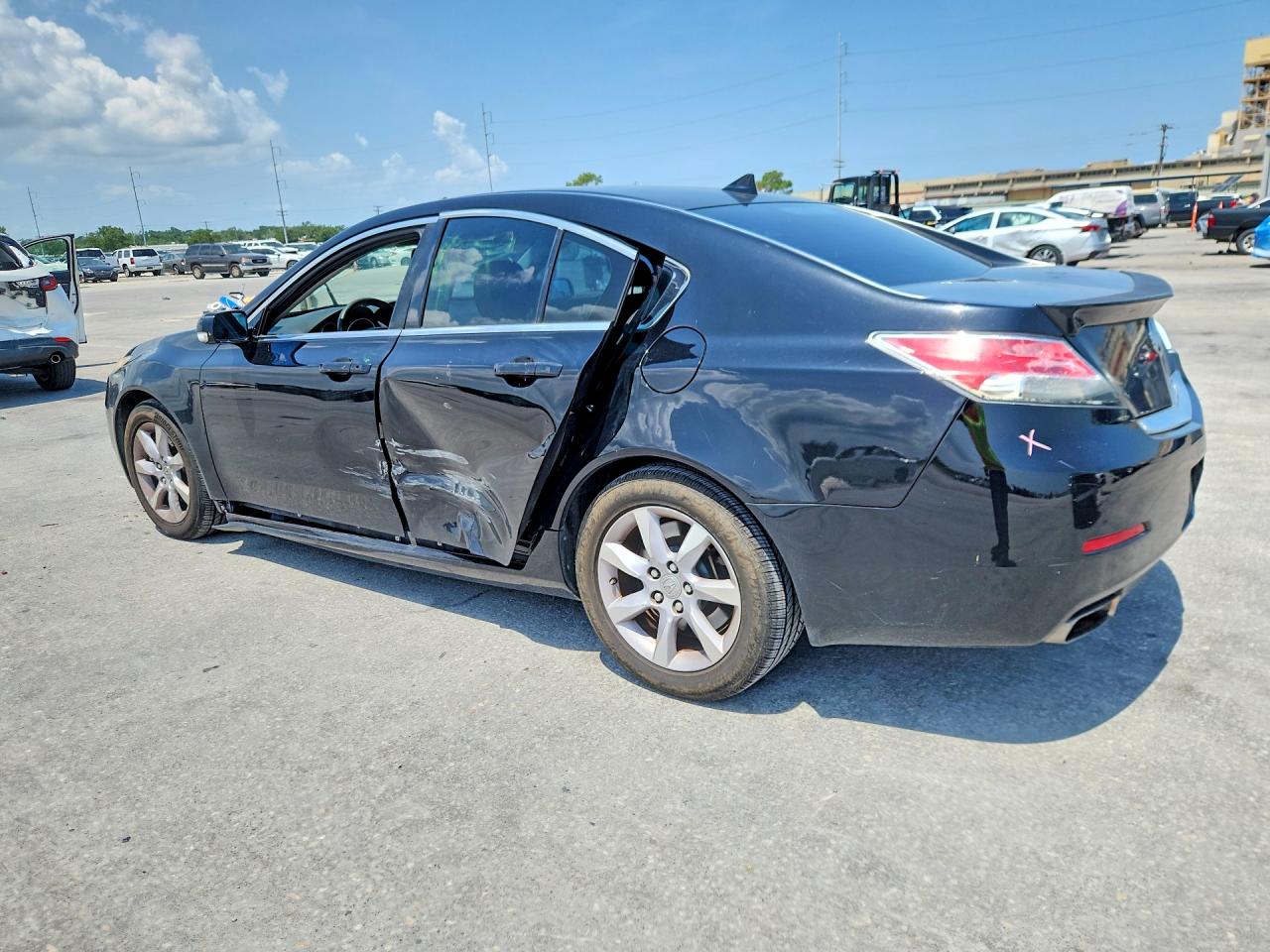 2013 Acura Tl Tech Черный vin: 19UUA8F52DA014144