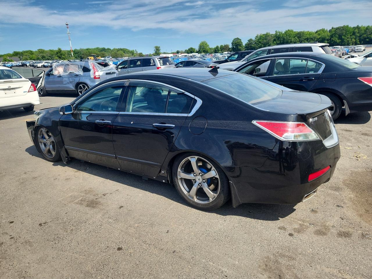 2010 Acura Tl Black vin: 19UUA8F53AA006954