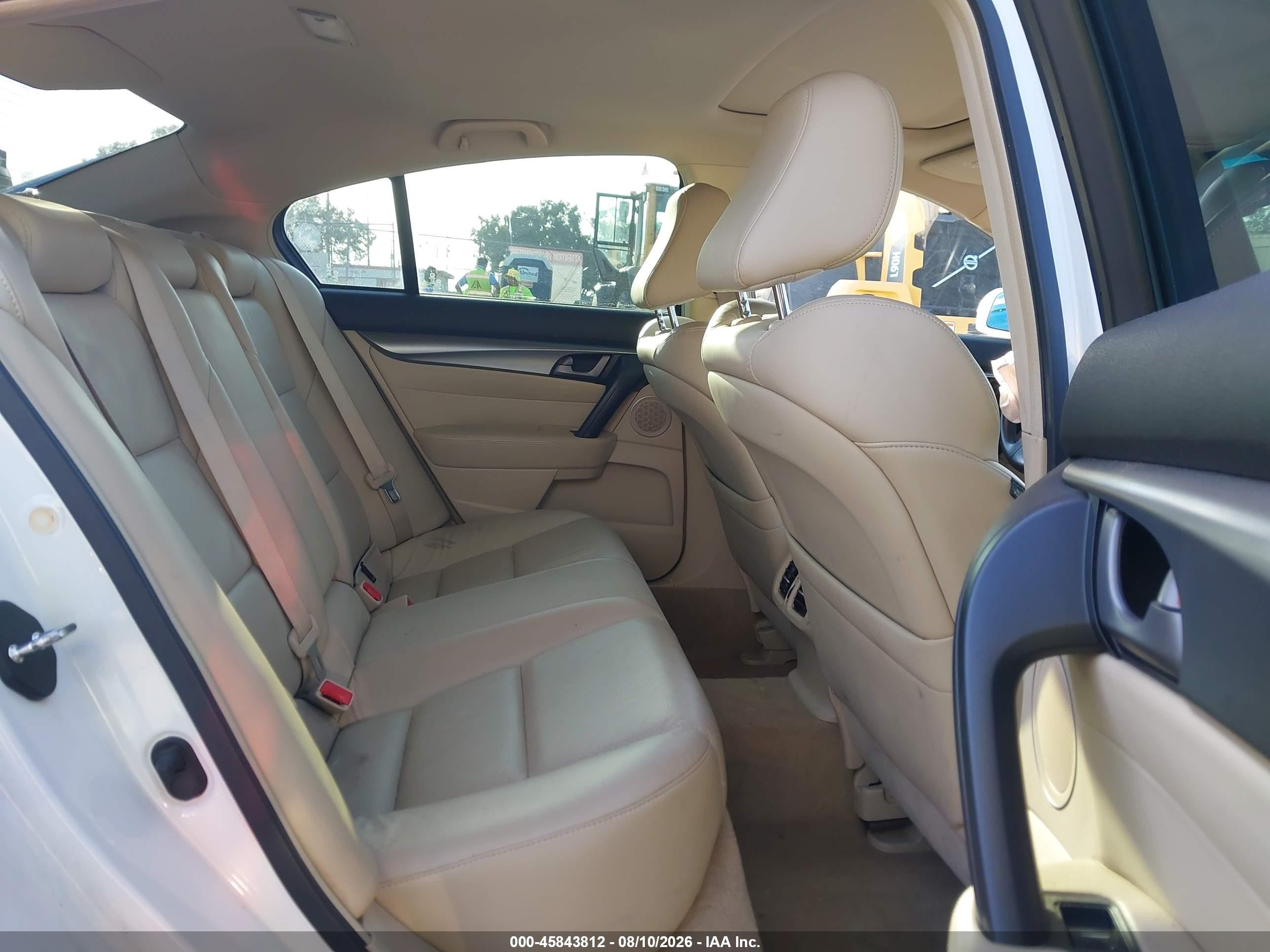 2010 Acura Tl 3.5 White vin: 19UUA8F53AA017713