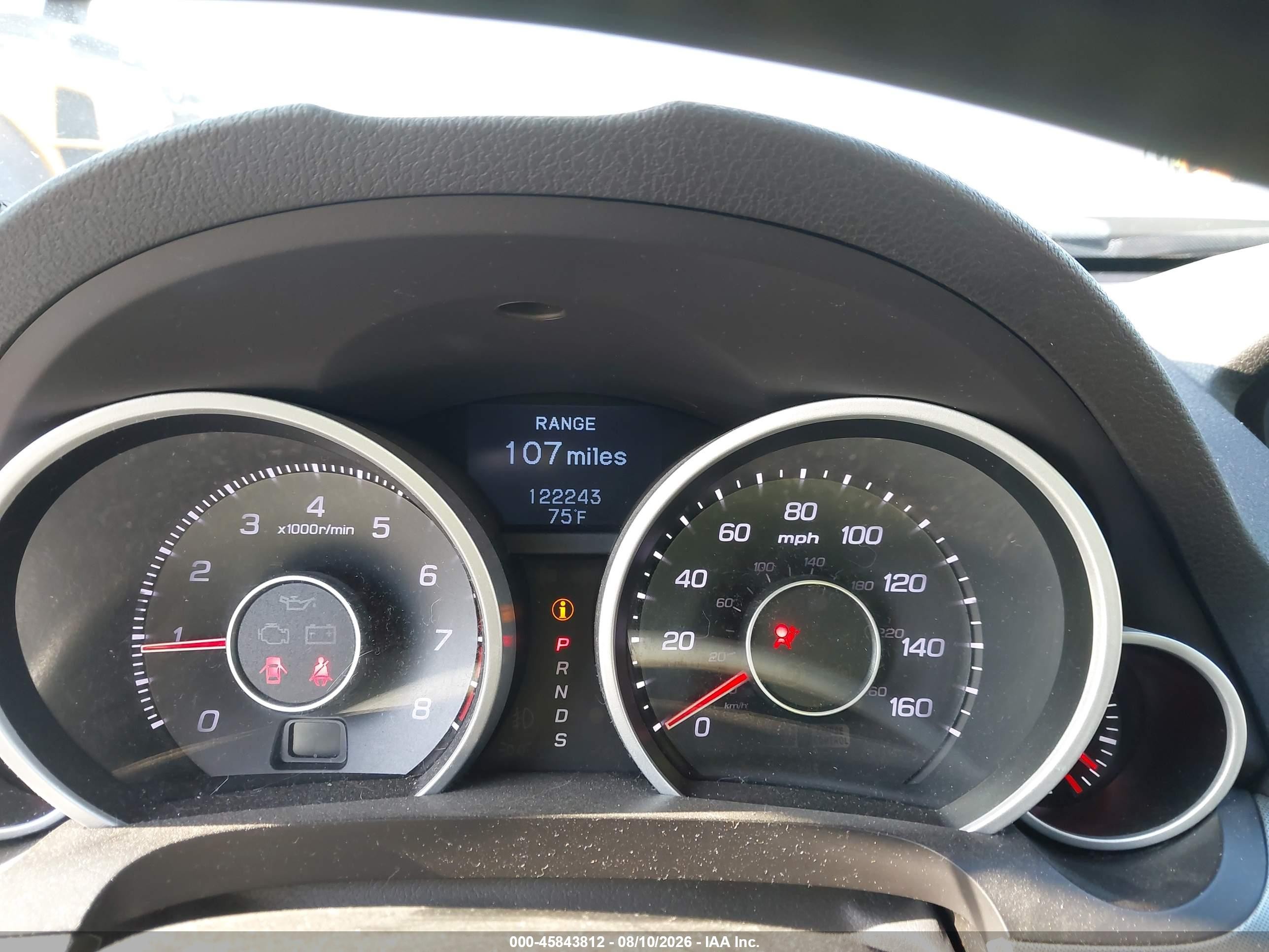 2010 Acura Tl 3.5 White vin: 19UUA8F53AA017713