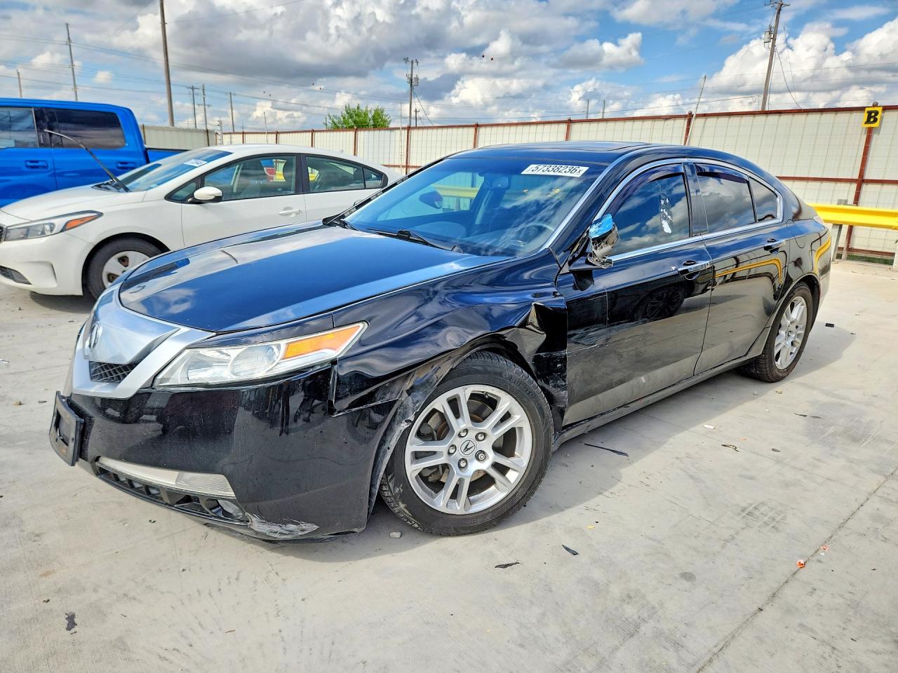 2010 Acura Tl Black vin: 19UUA8F53AA019851