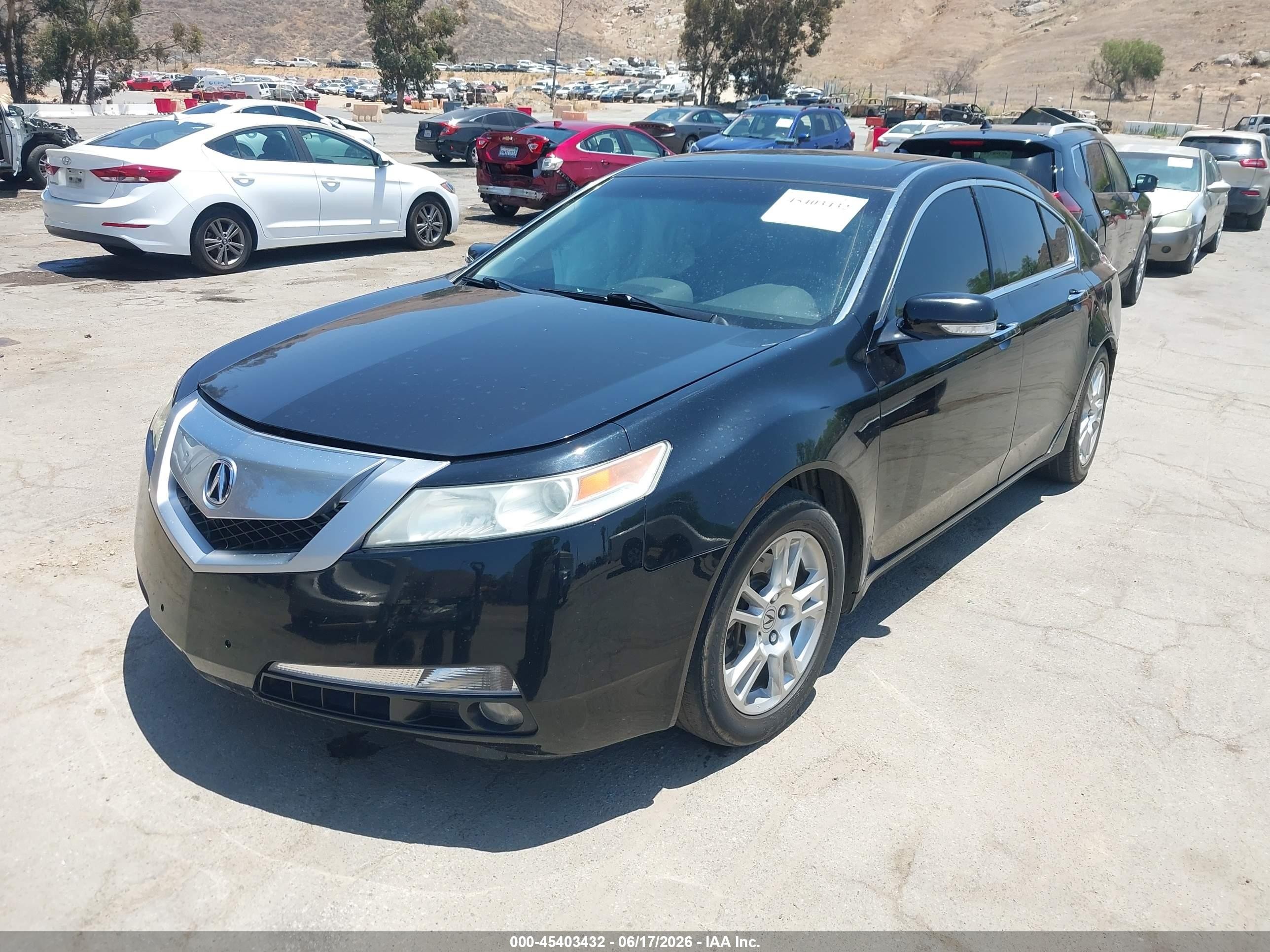2010 Acura Tl 3.5 Black vin: 19UUA8F53AA025648