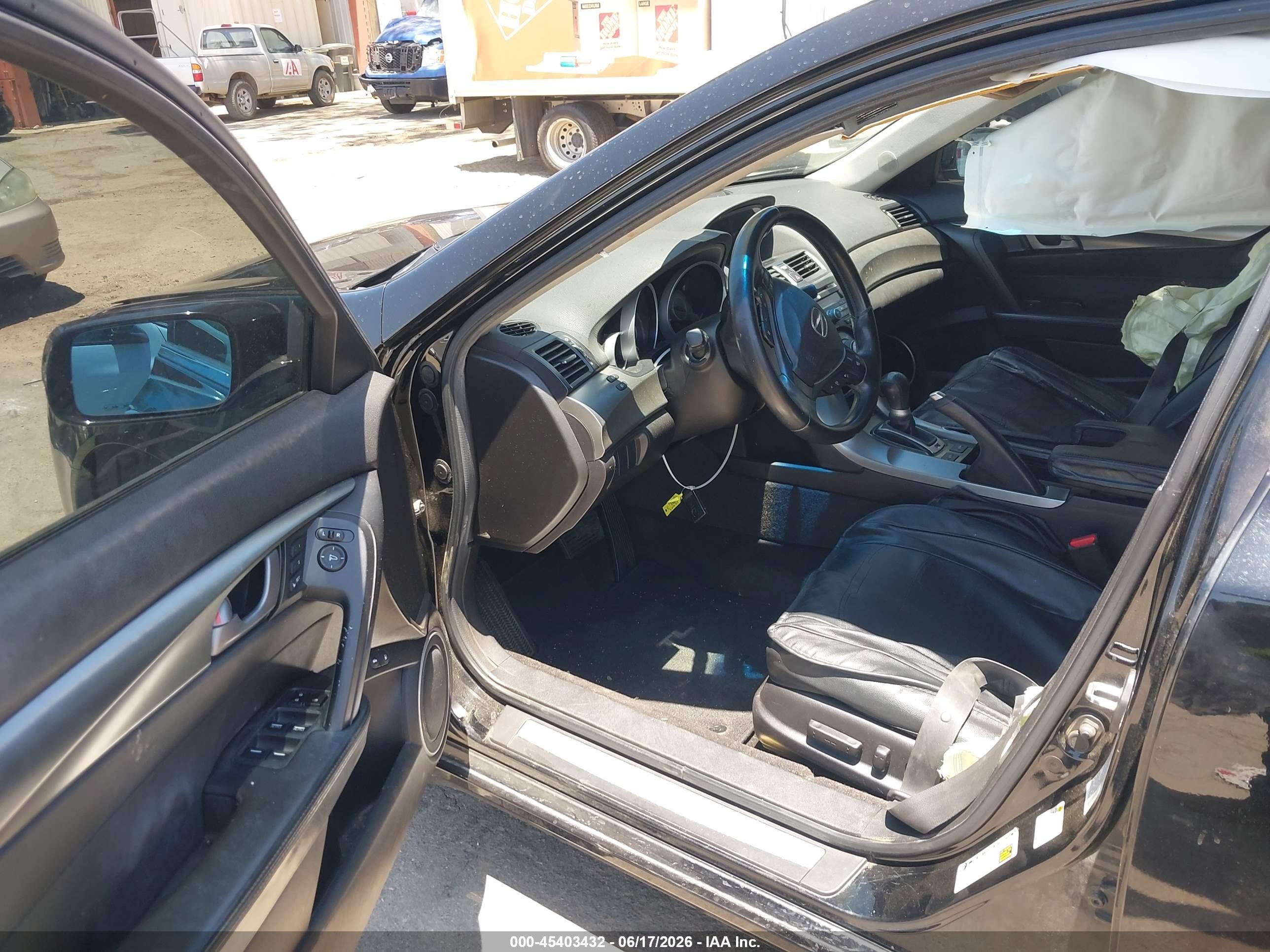 2010 Acura Tl 3.5 Black vin: 19UUA8F53AA025648
