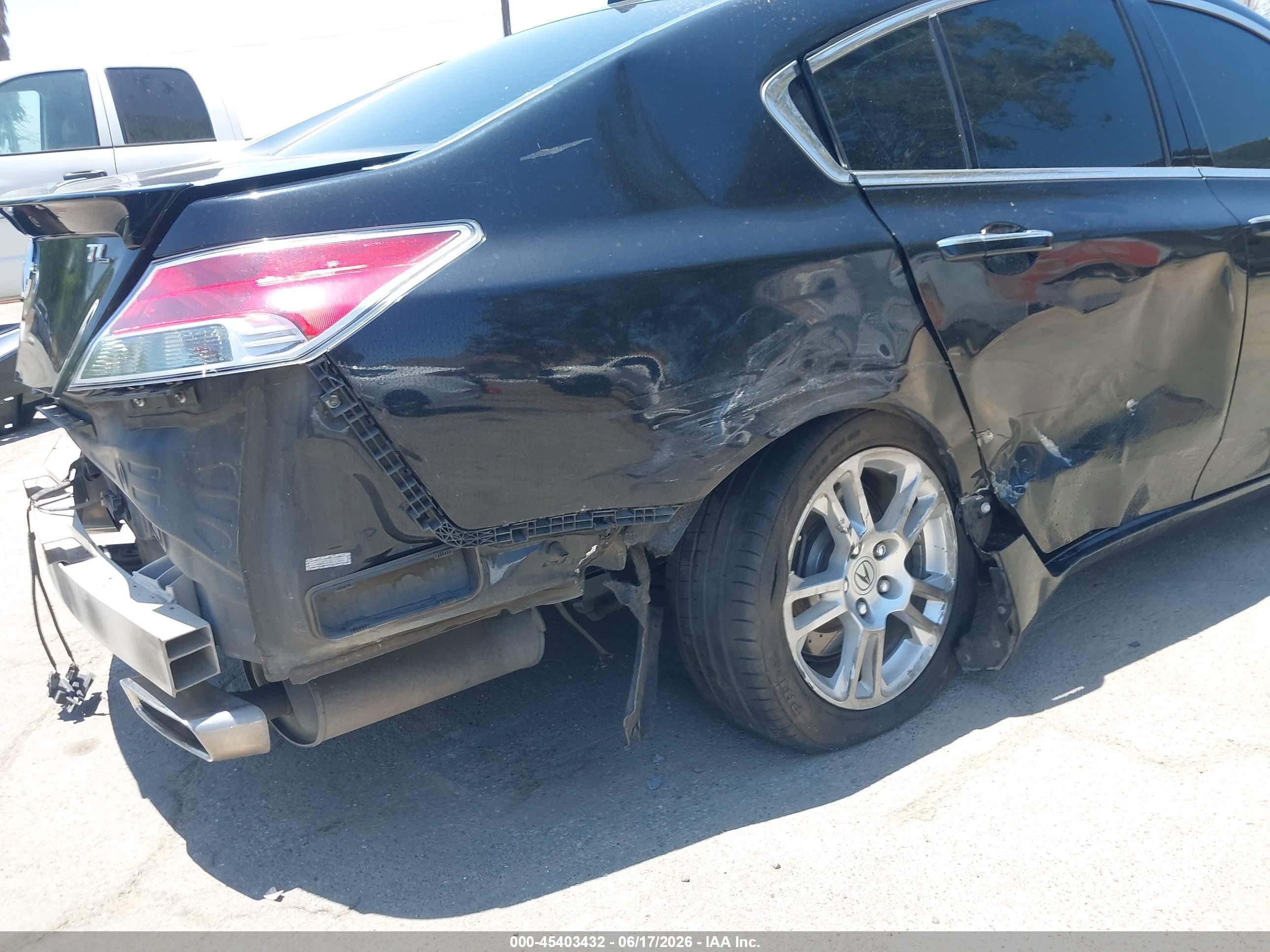 2010 Acura Tl 3.5 Black vin: 19UUA8F53AA025648