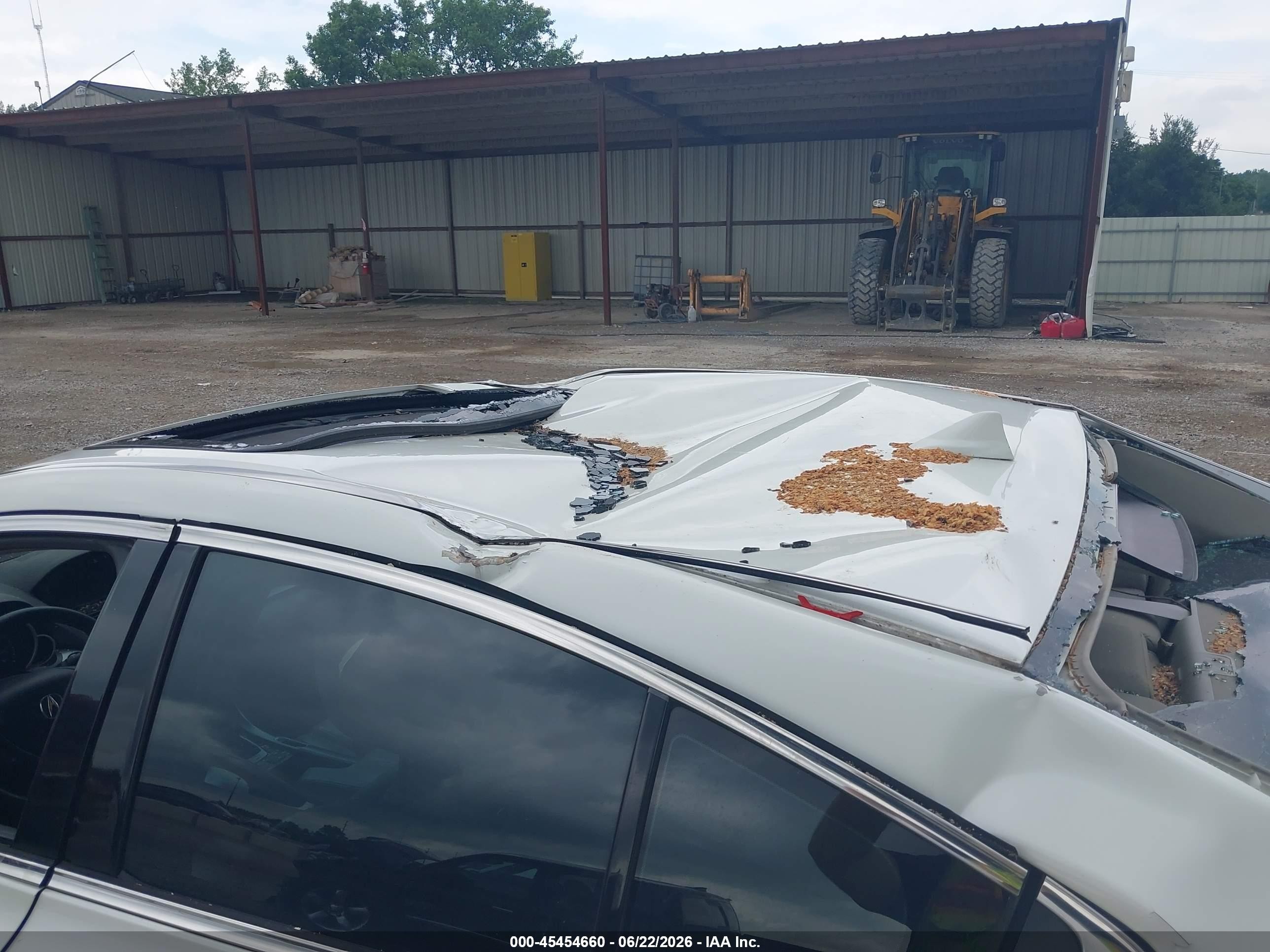 2011 Acura Tl 3.5 White vin: 19UUA8F53BA004784