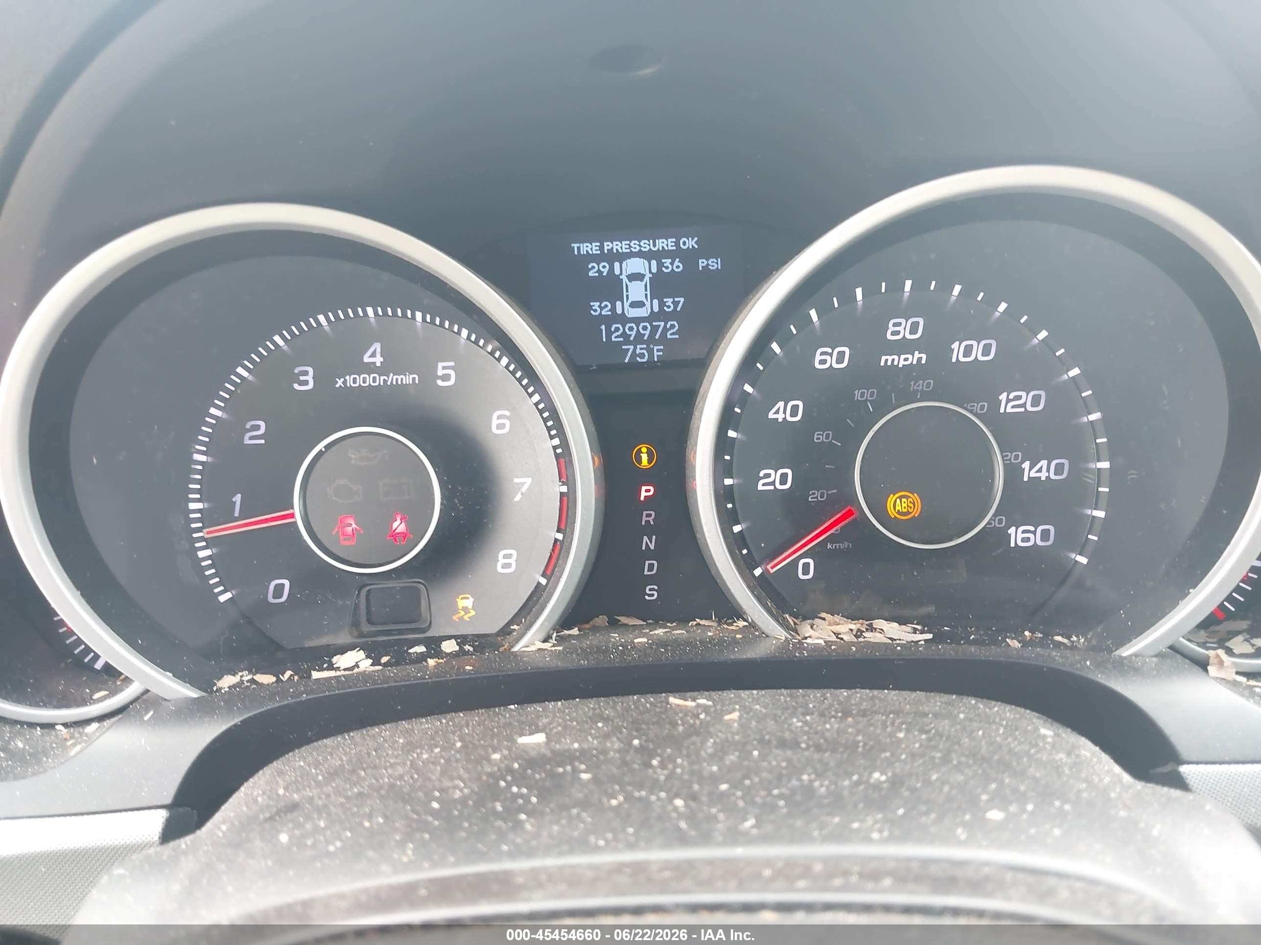 2011 Acura Tl 3.5 White vin: 19UUA8F53BA004784