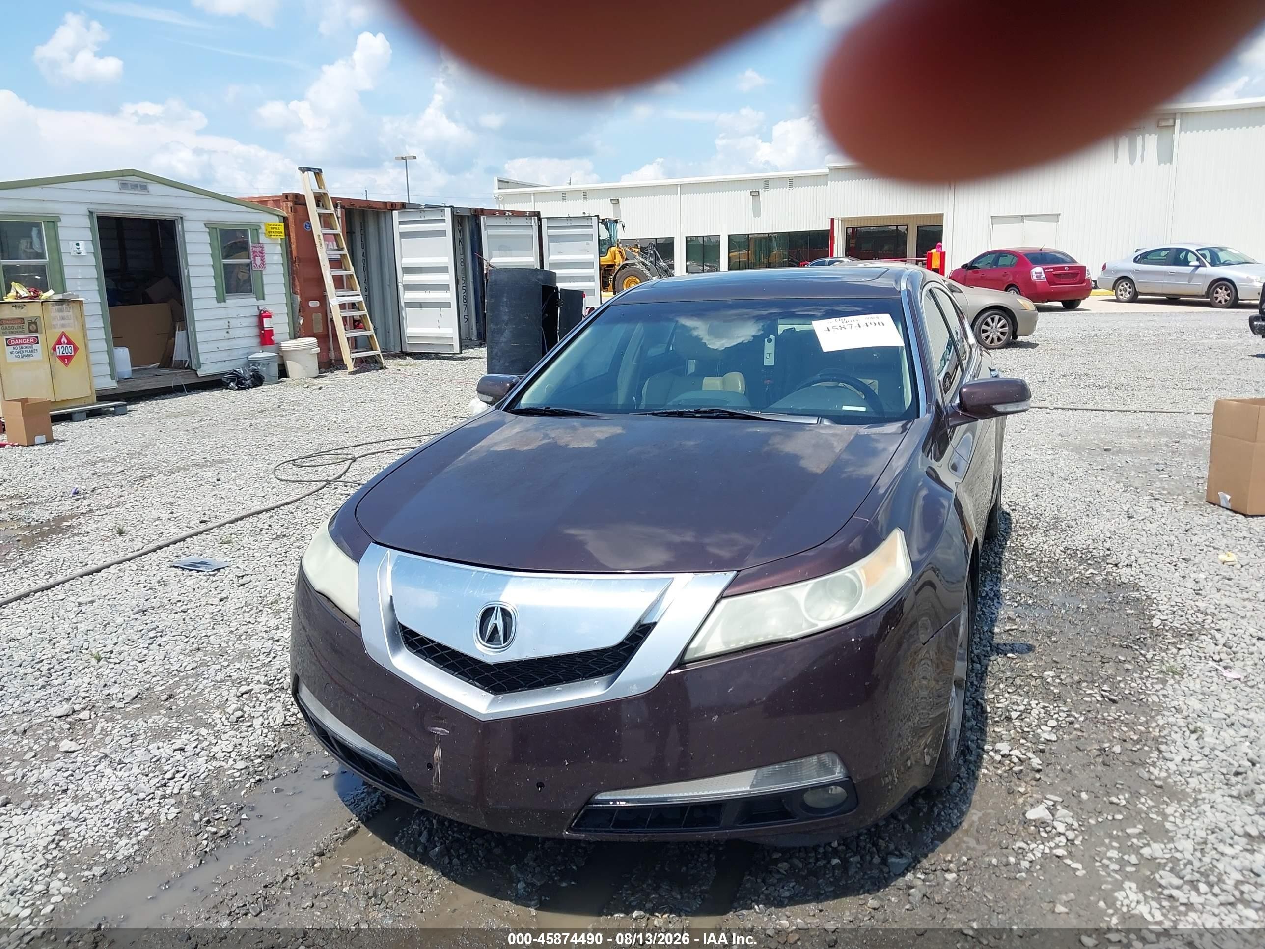 2011 Acura Tl 3.5 Burgundy vin: 19UUA8F53BA007328