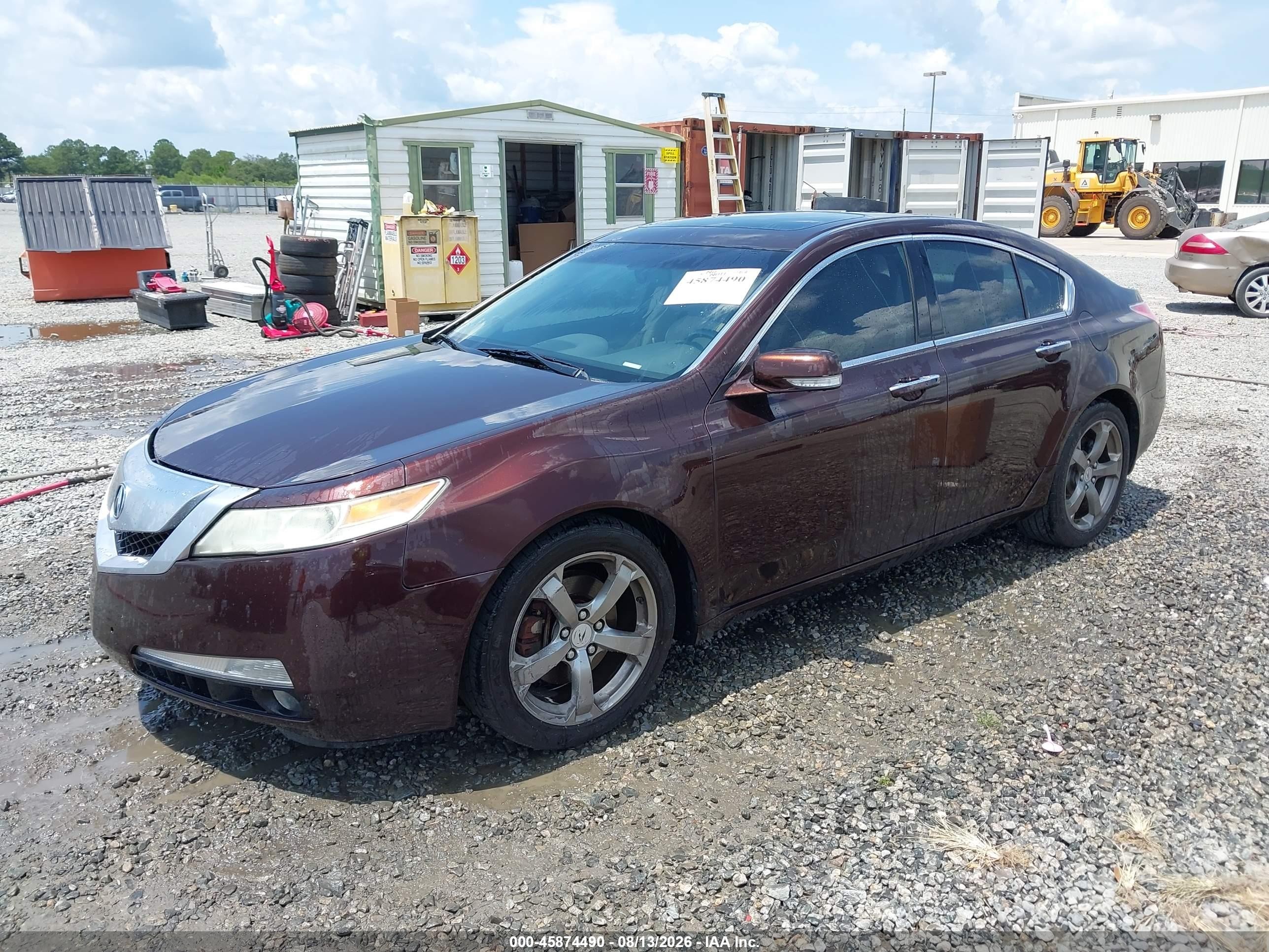 2011 Acura Tl 3.5 Burgundy vin: 19UUA8F53BA007328