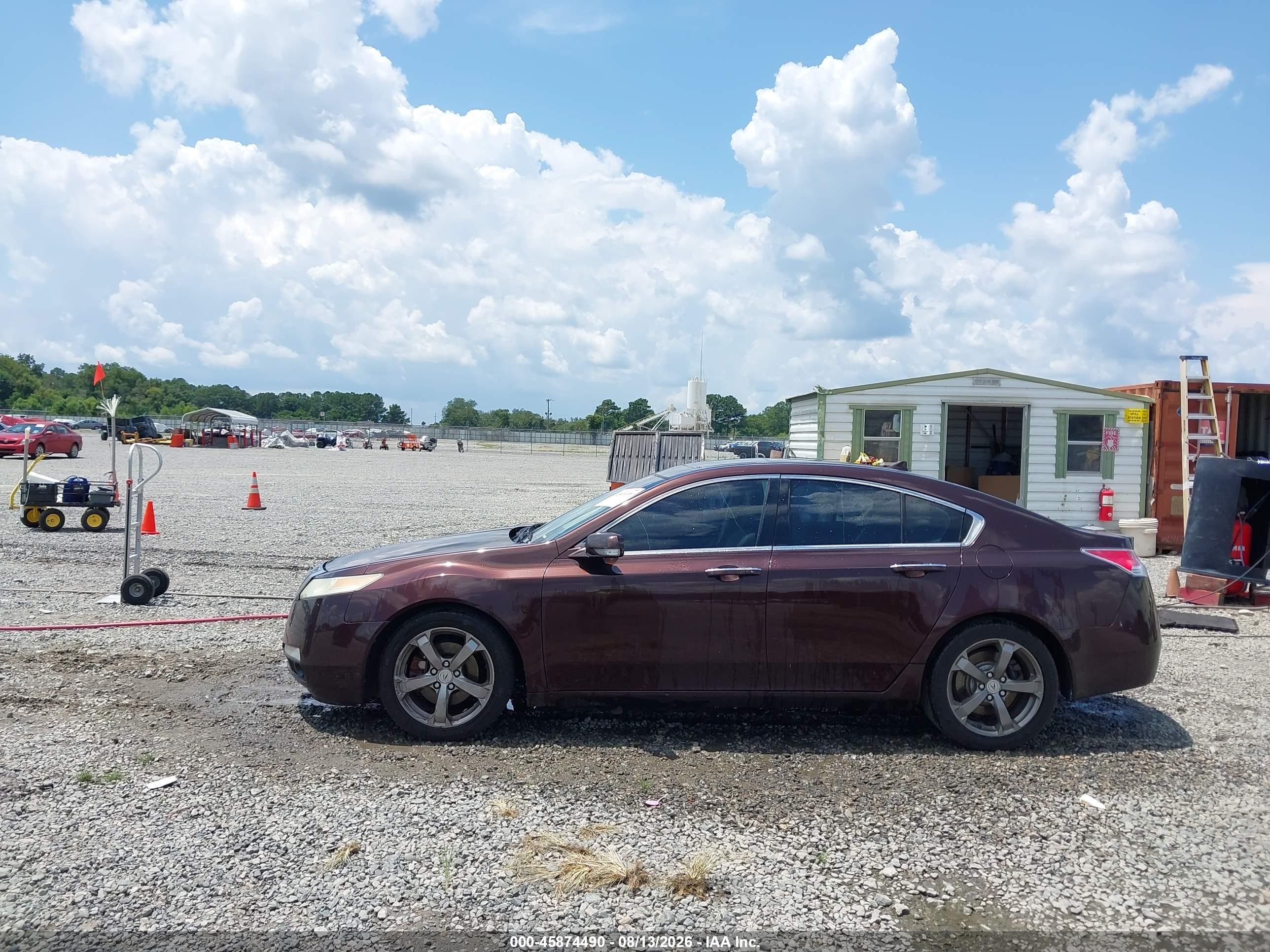 2011 Acura Tl 3.5 Burgundy vin: 19UUA8F53BA007328