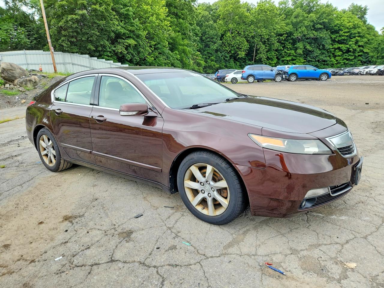 2012 Acura Tl Brown vin: 19UUA8F53CA007461