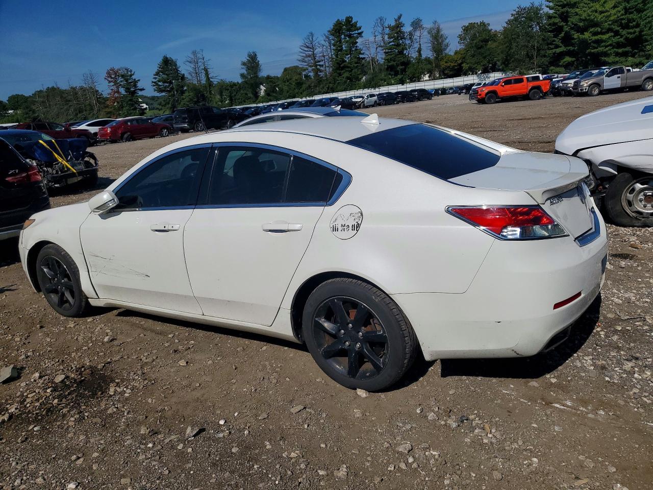 2012 Acura Tl White vin: 19UUA8F53CA010635