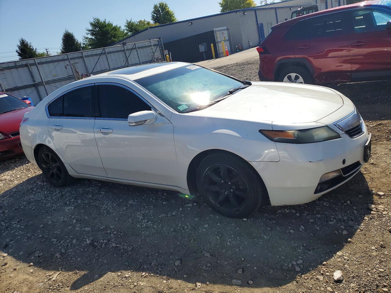 2012 Acura Tl White vin: 19UUA8F53CA010635