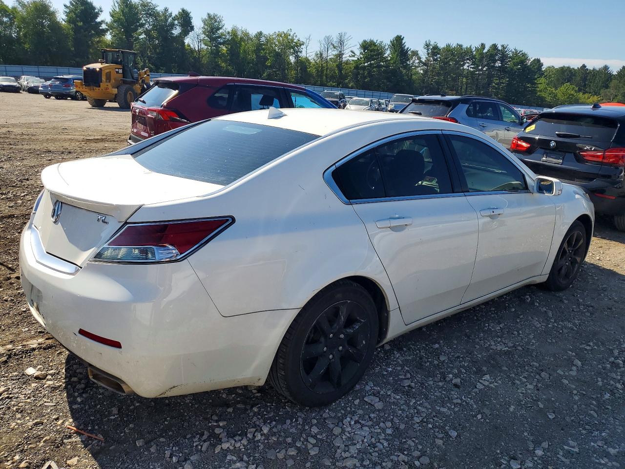 2012 Acura Tl White vin: 19UUA8F53CA010635