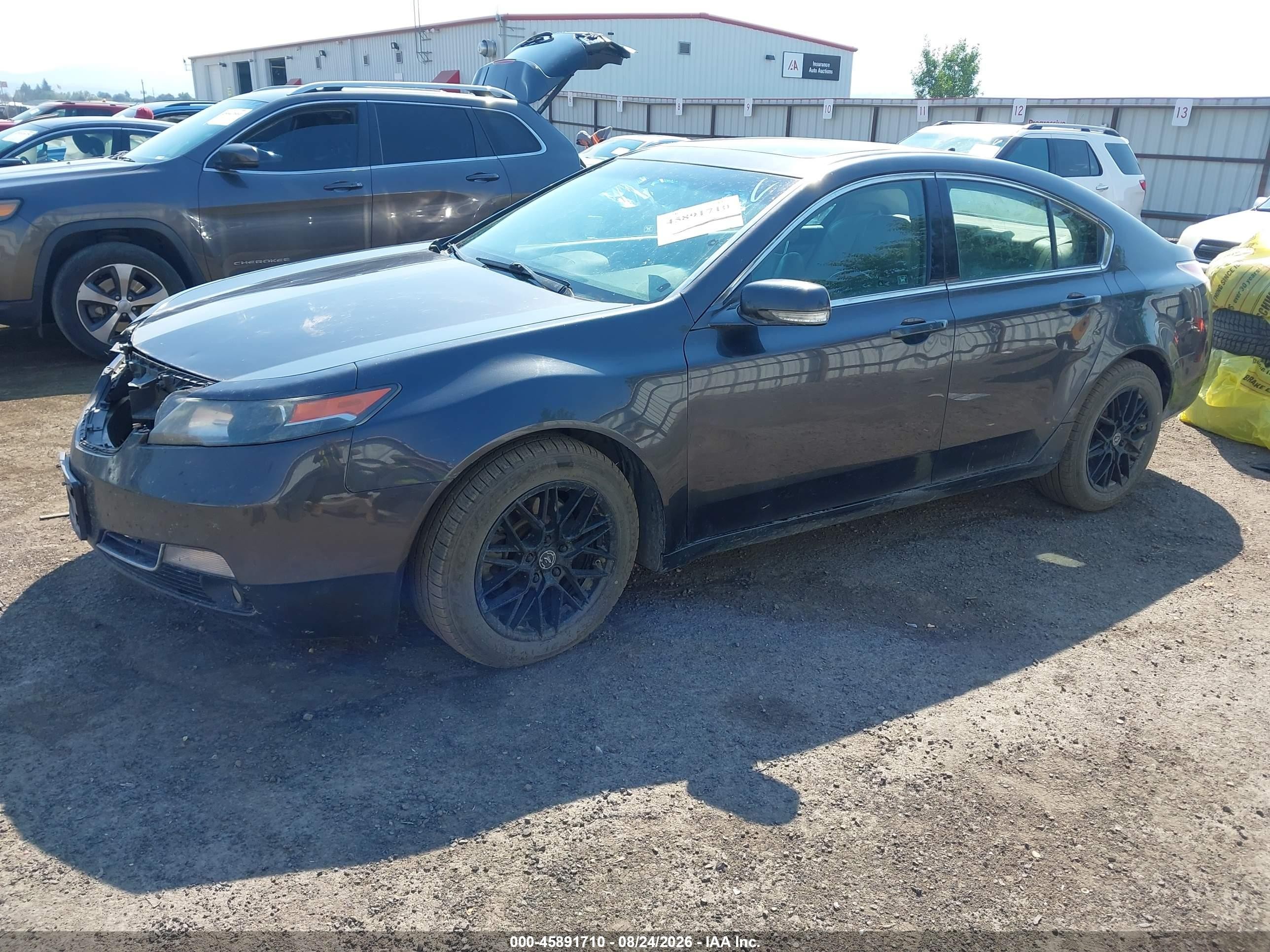 2012 Acura Tl 3.5 Черный vin: 19UUA8F53CA013812