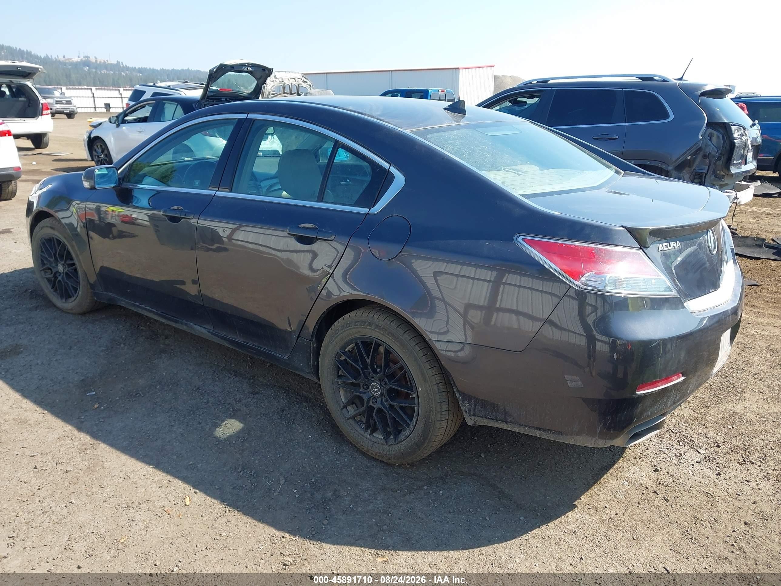 2012 Acura Tl 3.5 Черный vin: 19UUA8F53CA013812