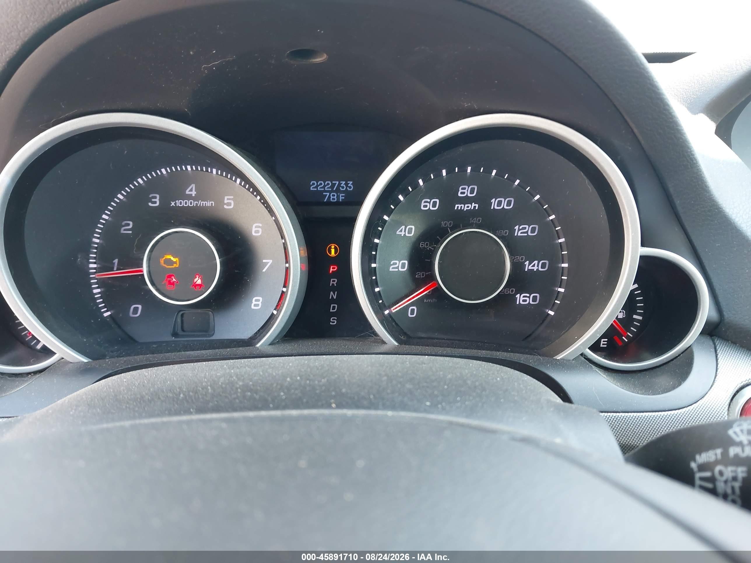 2012 Acura Tl 3.5 Черный vin: 19UUA8F53CA013812
