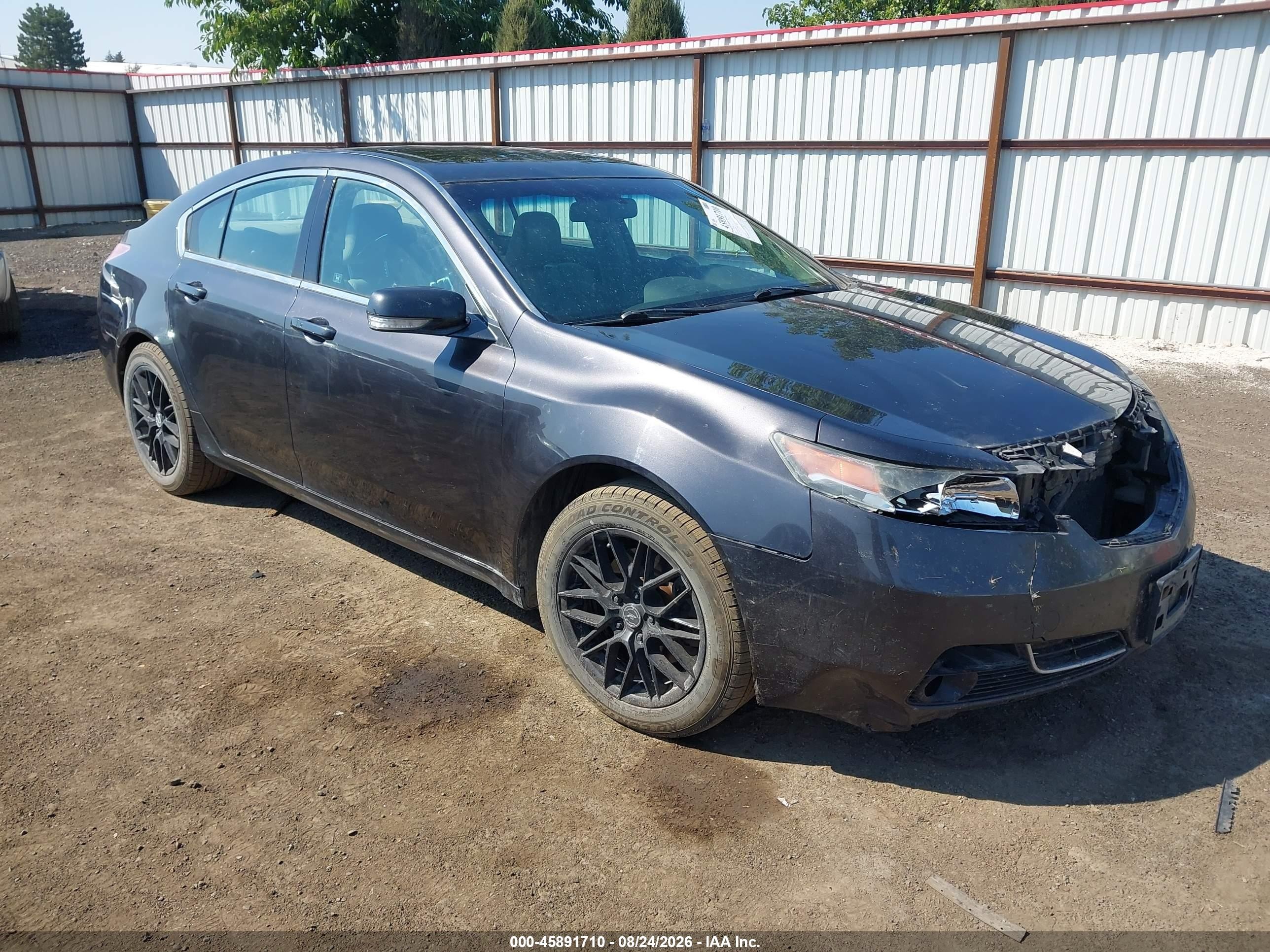 2012 Acura Tl 3.5 Черный vin: 19UUA8F53CA013812