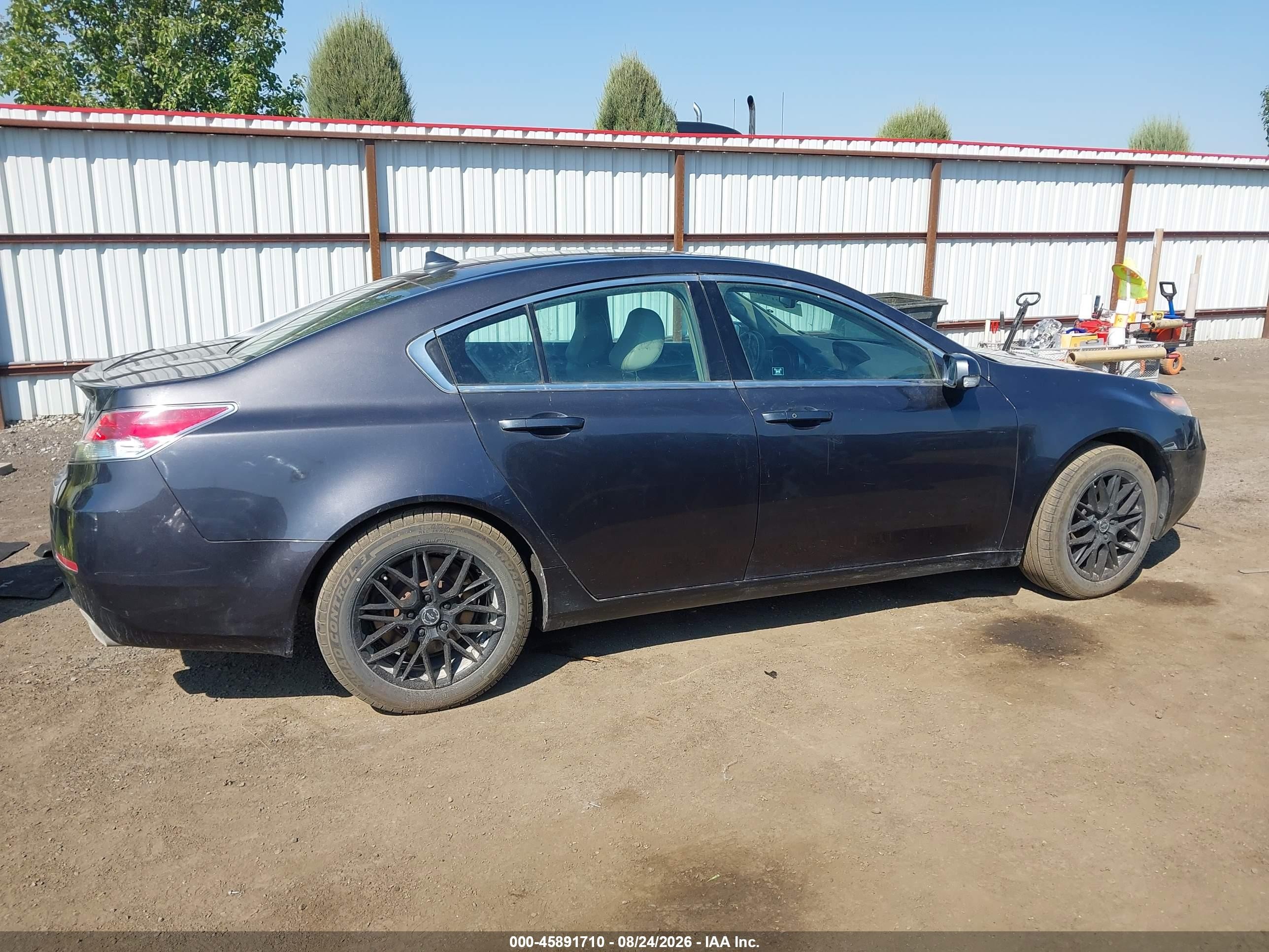 2012 Acura Tl 3.5 Черный vin: 19UUA8F53CA013812