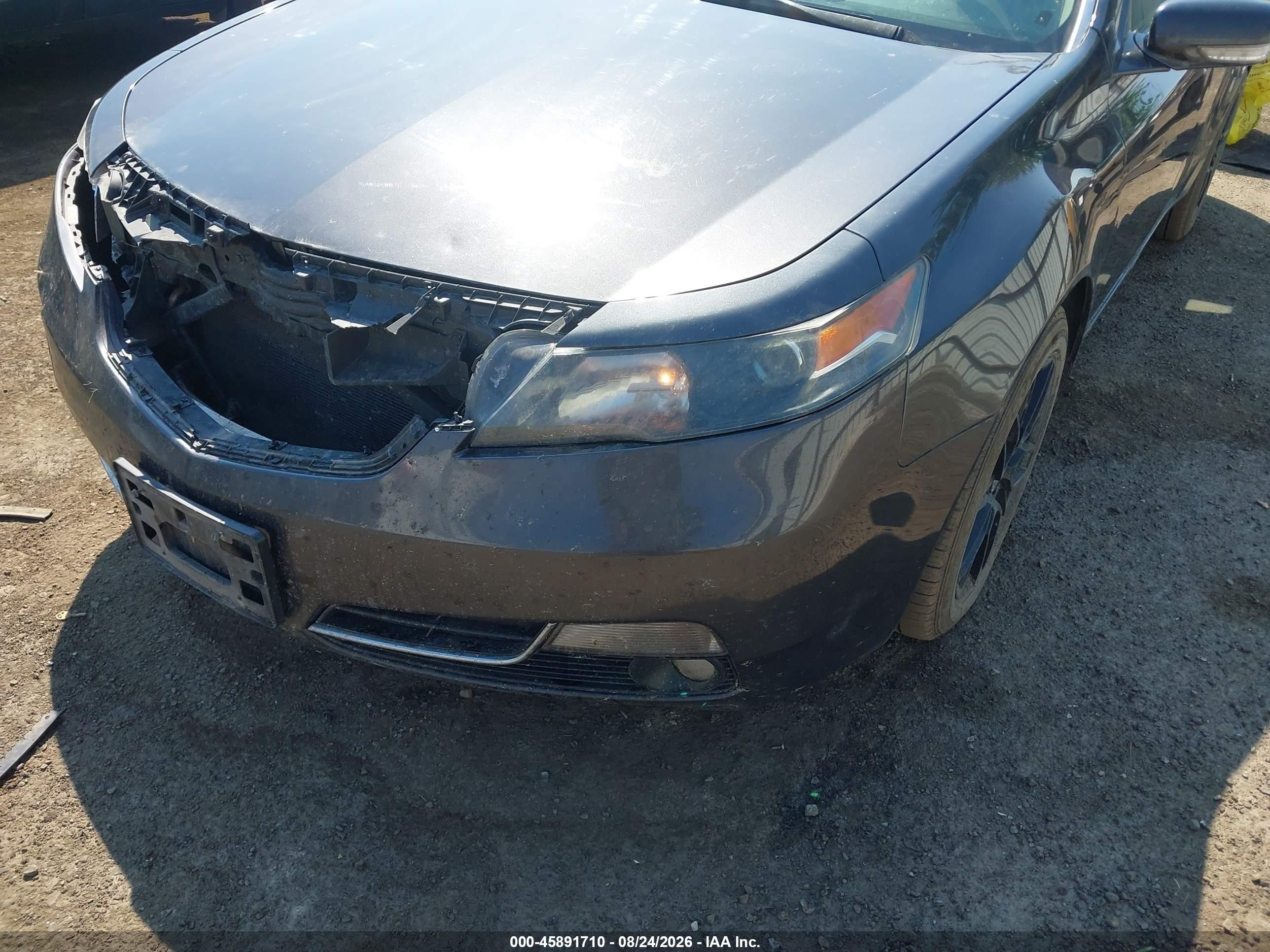 2012 Acura Tl 3.5 Черный vin: 19UUA8F53CA013812