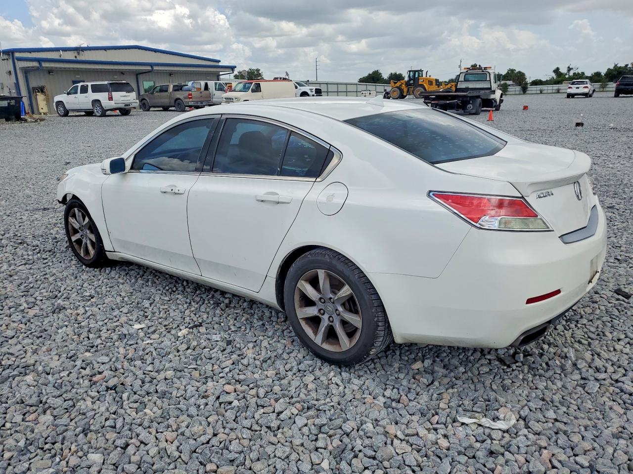 2012 Acura Tl White vin: 19UUA8F53CA017634