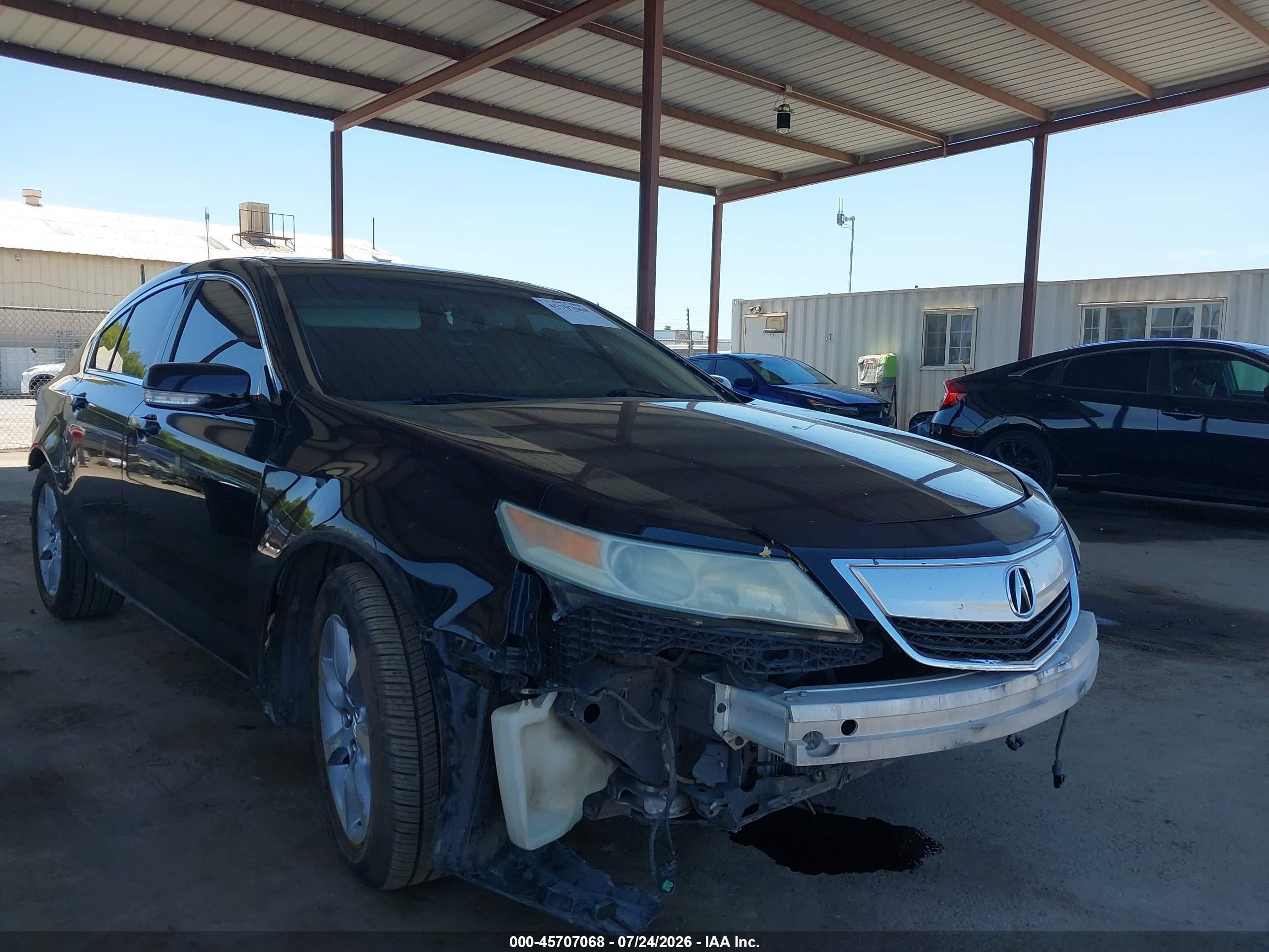 2012 Acura Tl 3.5 Black vin: 19UUA8F53CA017651