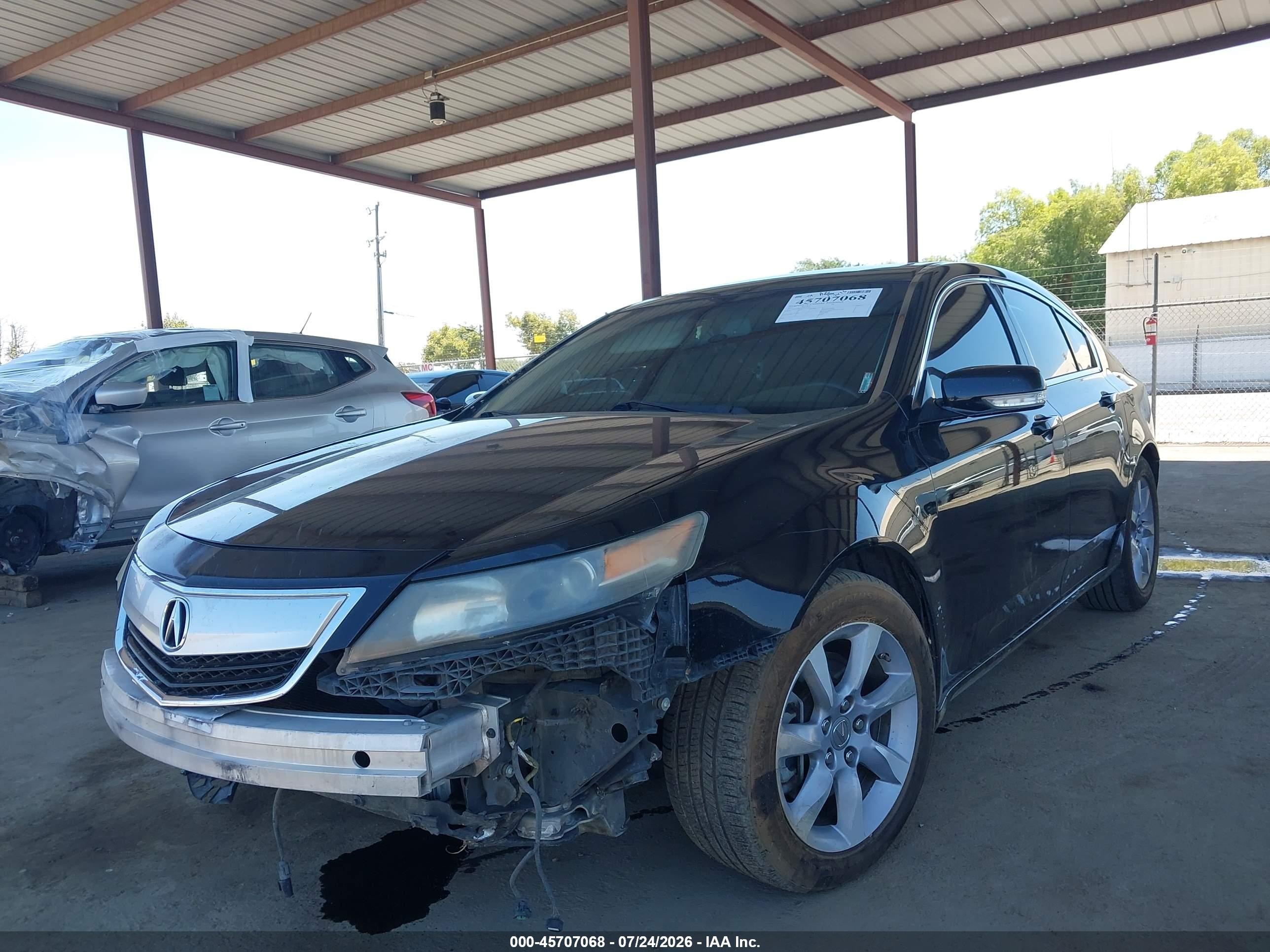 2012 Acura Tl 3.5 Black vin: 19UUA8F53CA017651