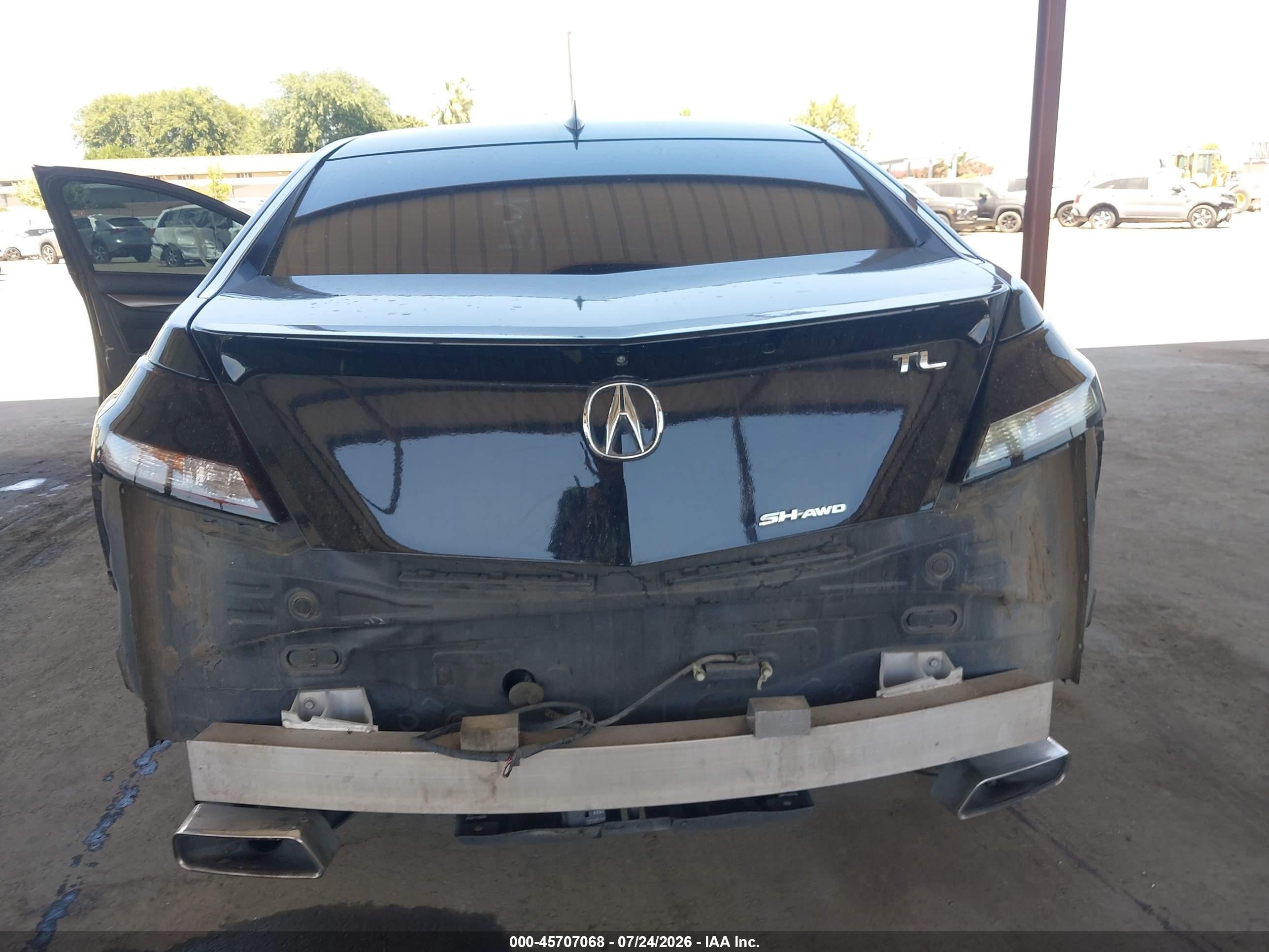 2012 Acura Tl 3.5 Black vin: 19UUA8F53CA017651