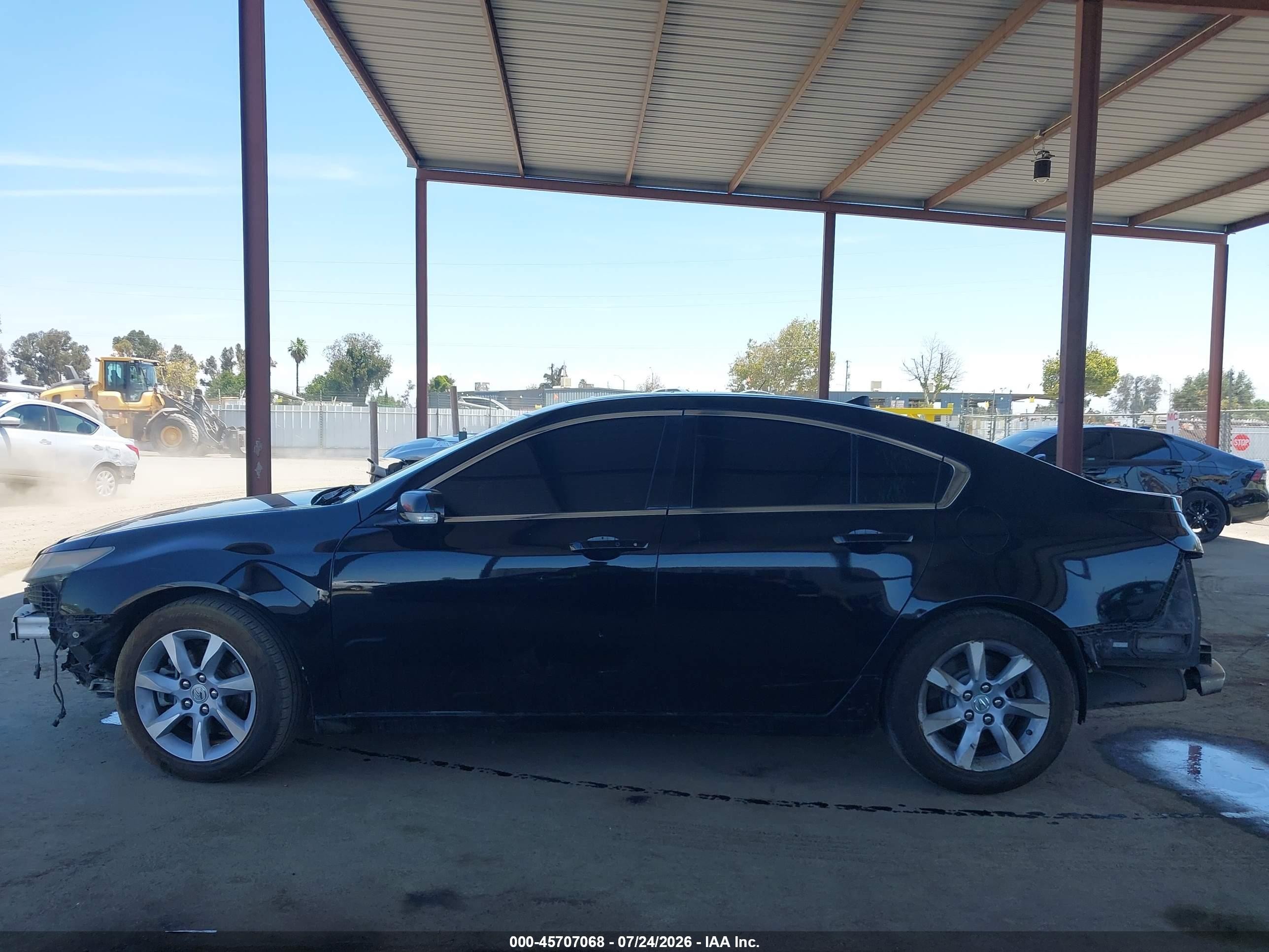 2012 Acura Tl 3.5 Black vin: 19UUA8F53CA017651