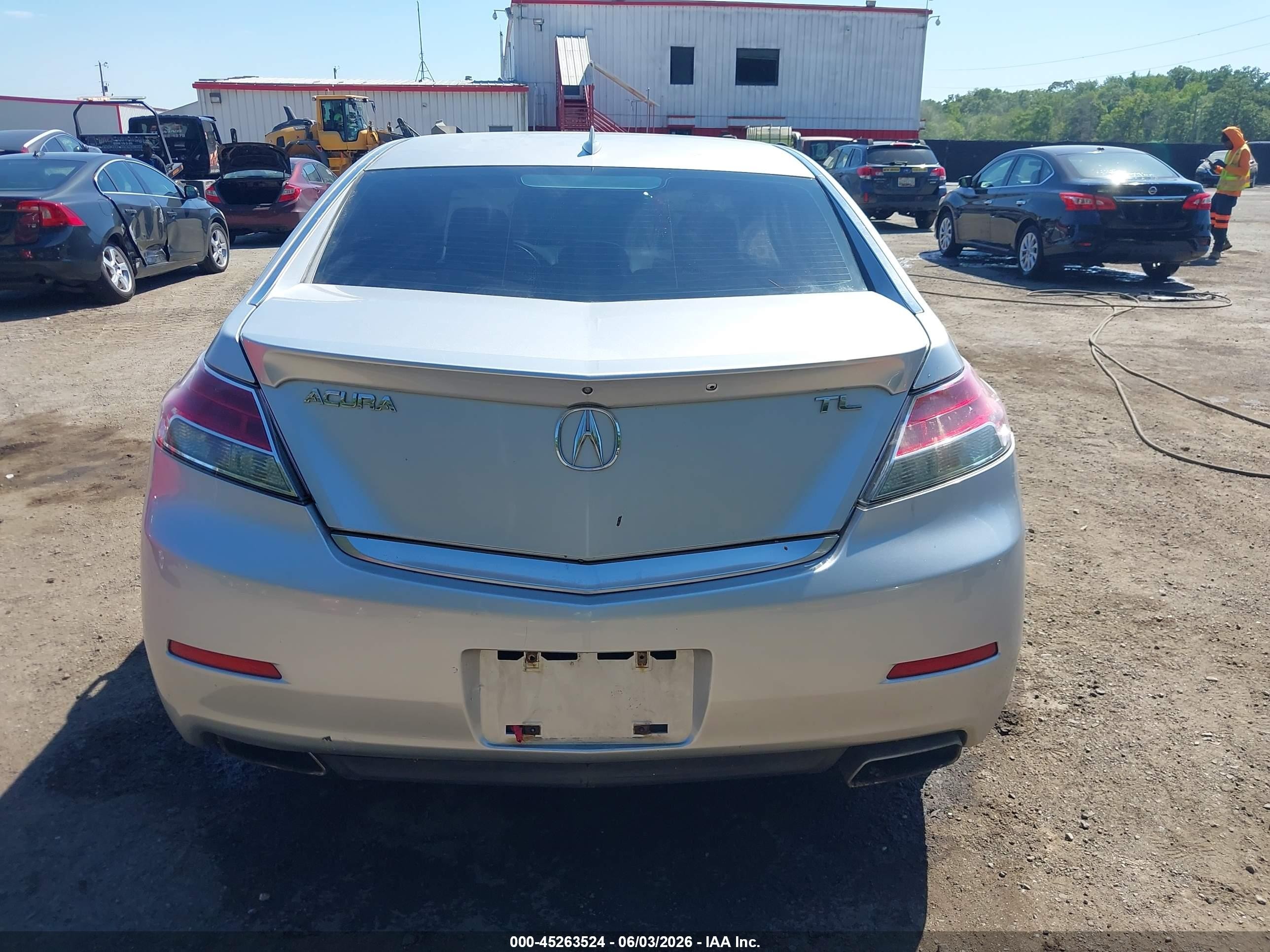 2012 Acura Tl 3.5 Silver vin: 19UUA8F53CA019996