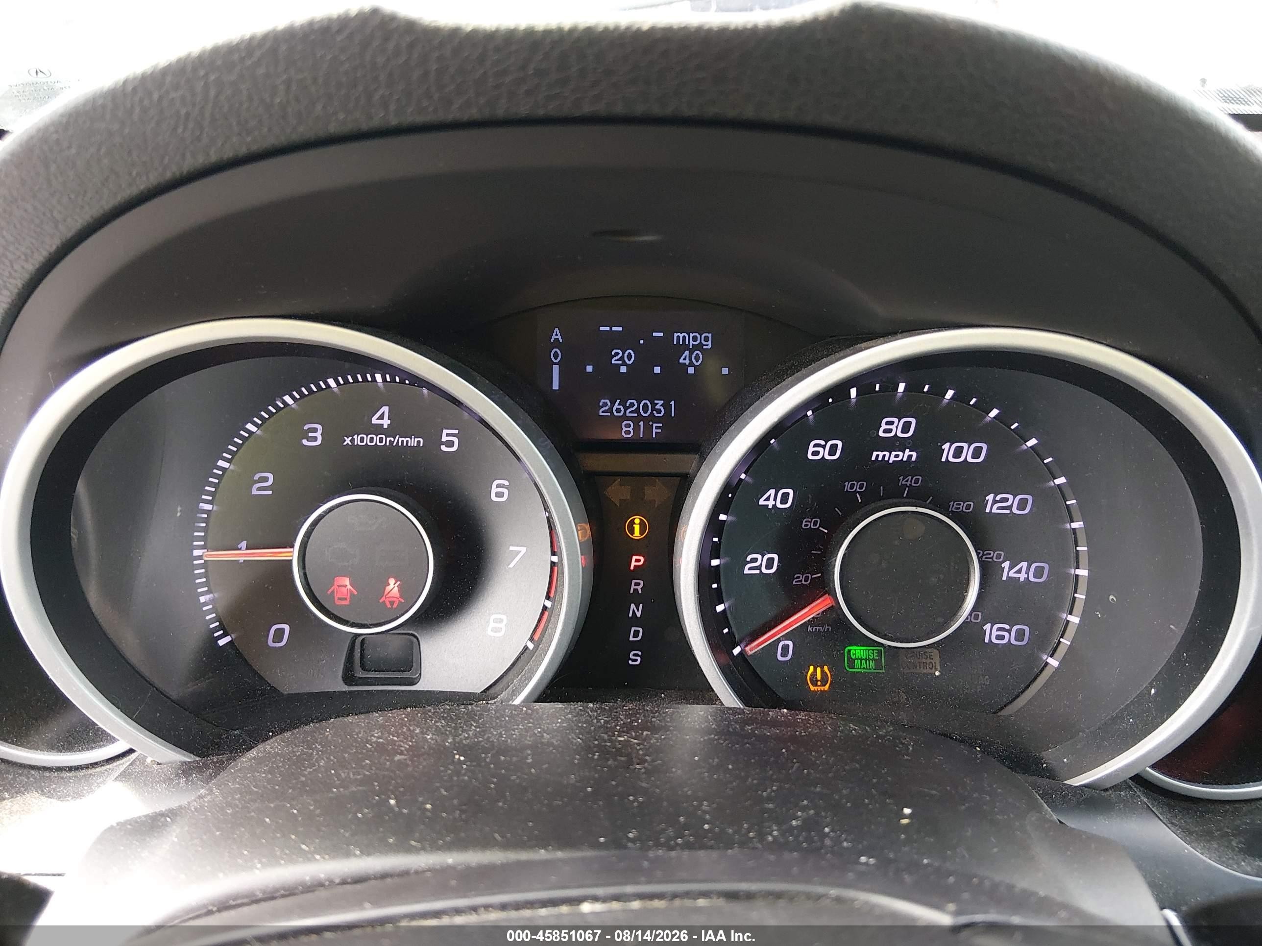 2012 Acura Tl 3.5 Black vin: 19UUA8F53CA023594