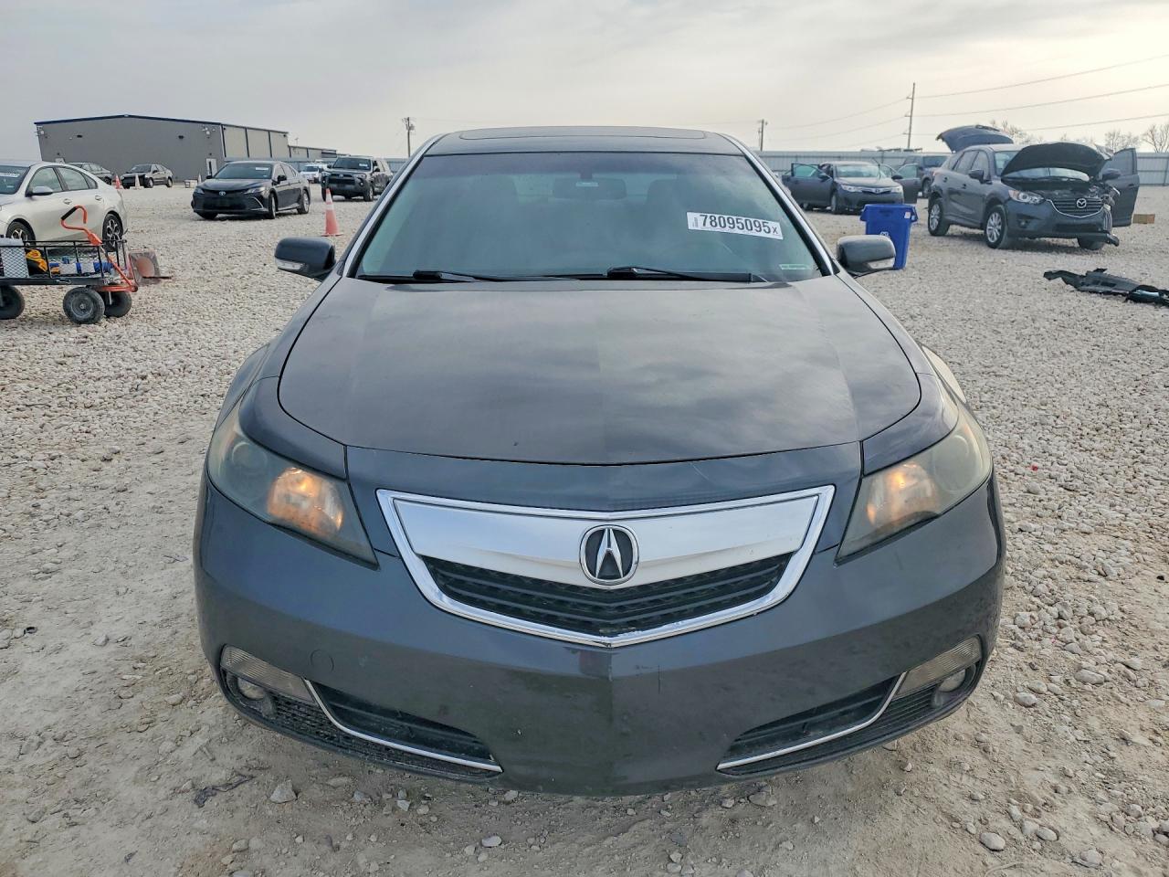 2012 Acura Tl Gray vin: 19UUA8F53CA024423