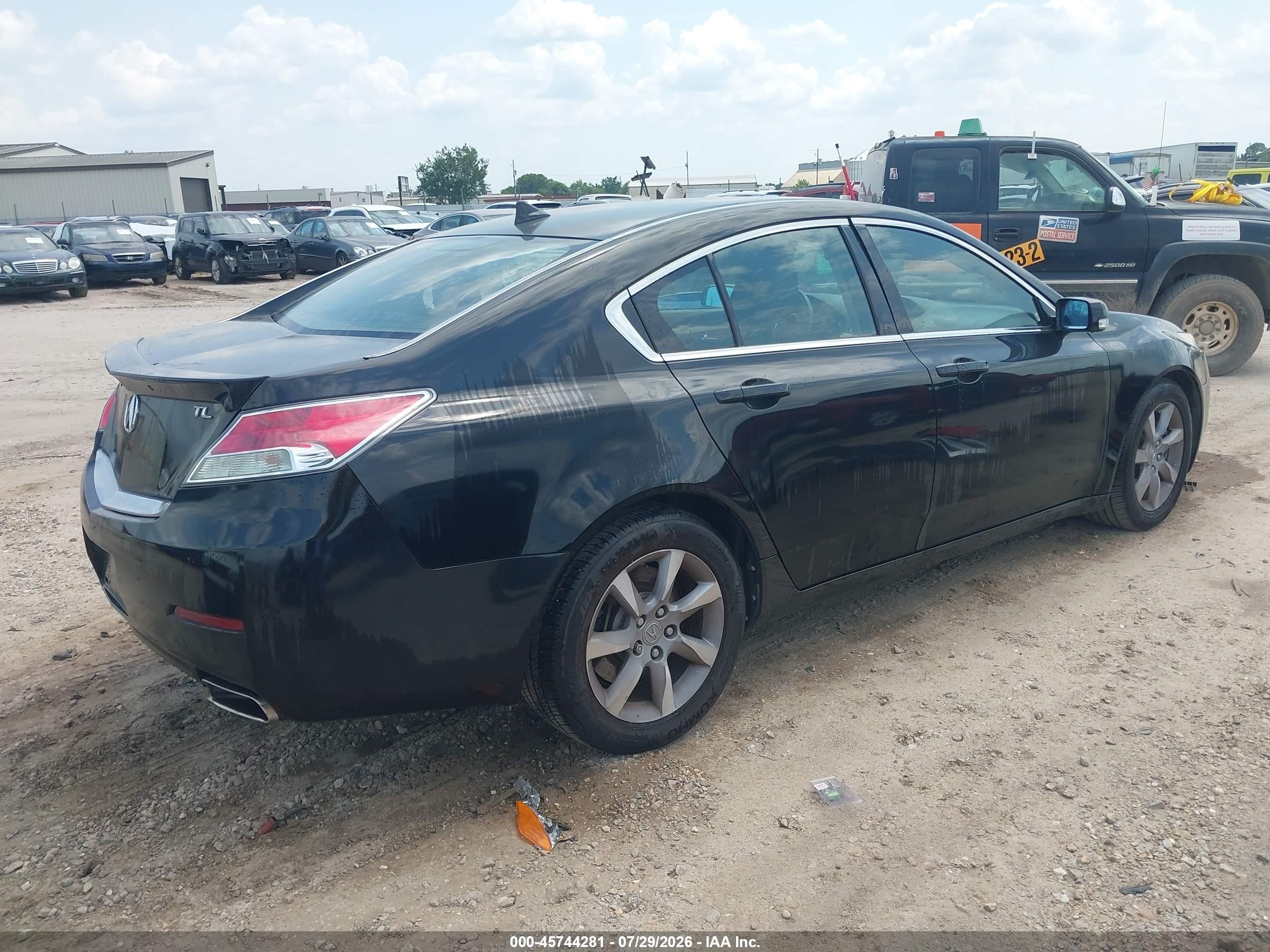 2012 Acura Tl 3.5 Черный vin: 19UUA8F53CA030674