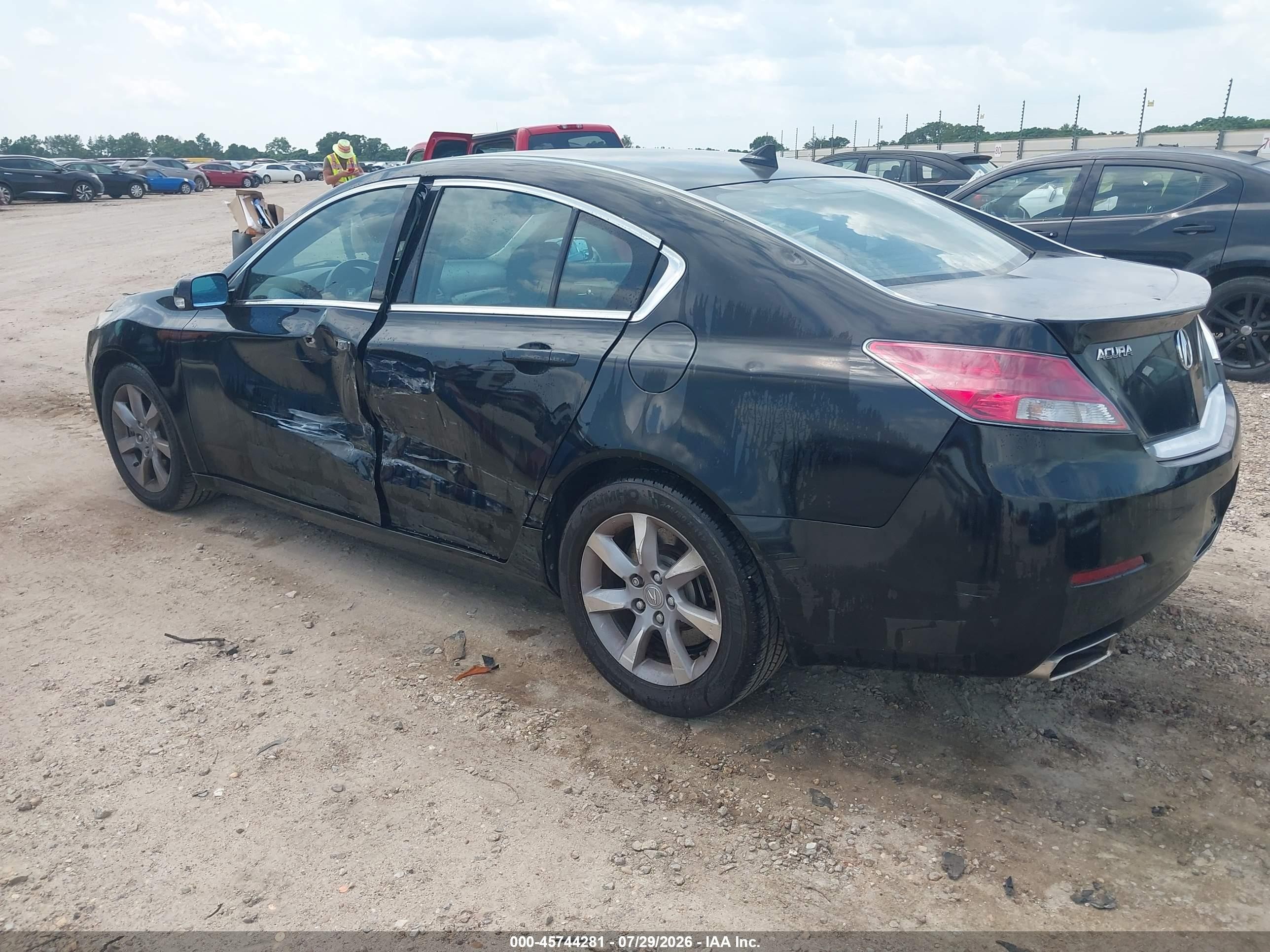 2012 Acura Tl 3.5 Черный vin: 19UUA8F53CA030674