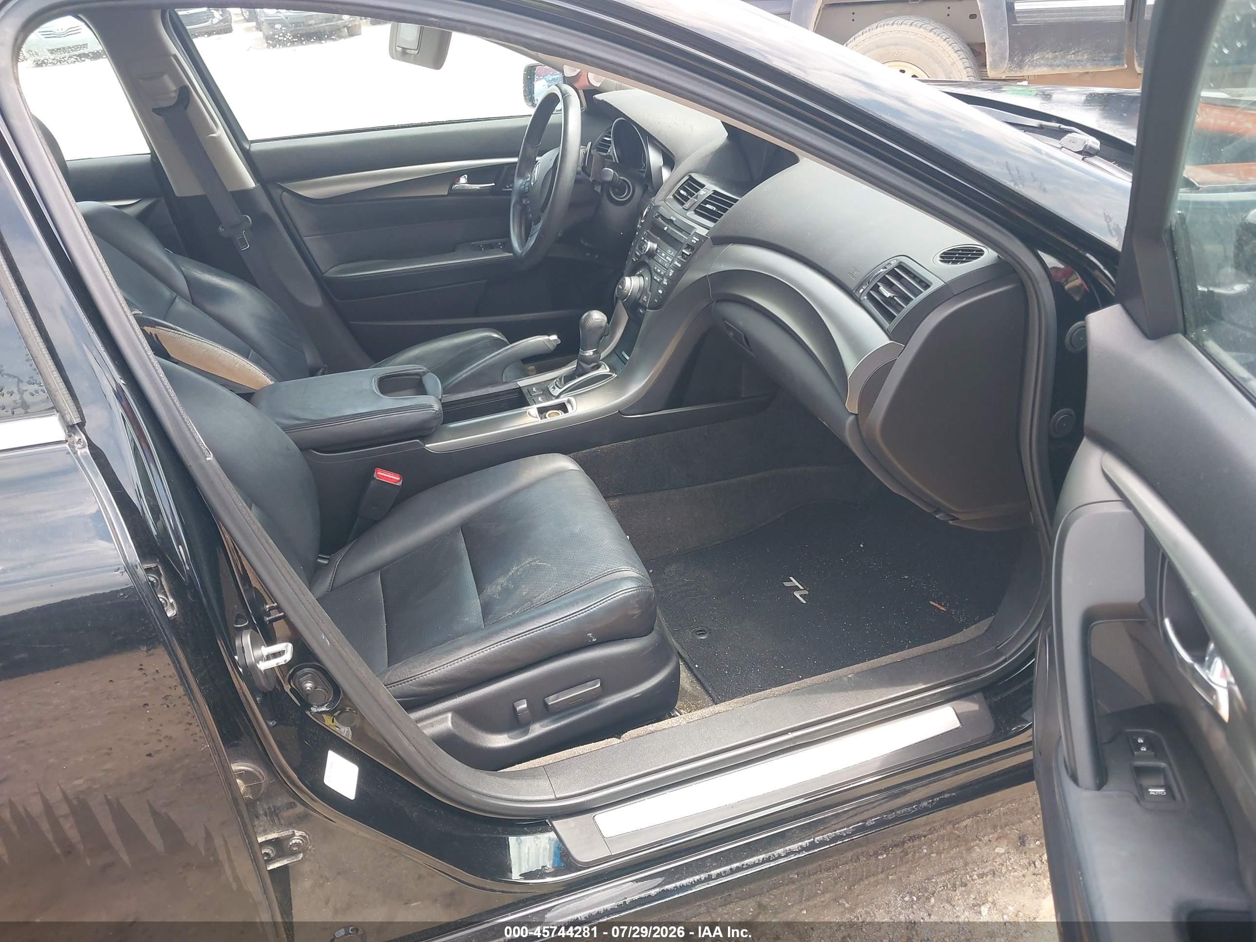 2012 Acura Tl 3.5 Черный vin: 19UUA8F53CA030674