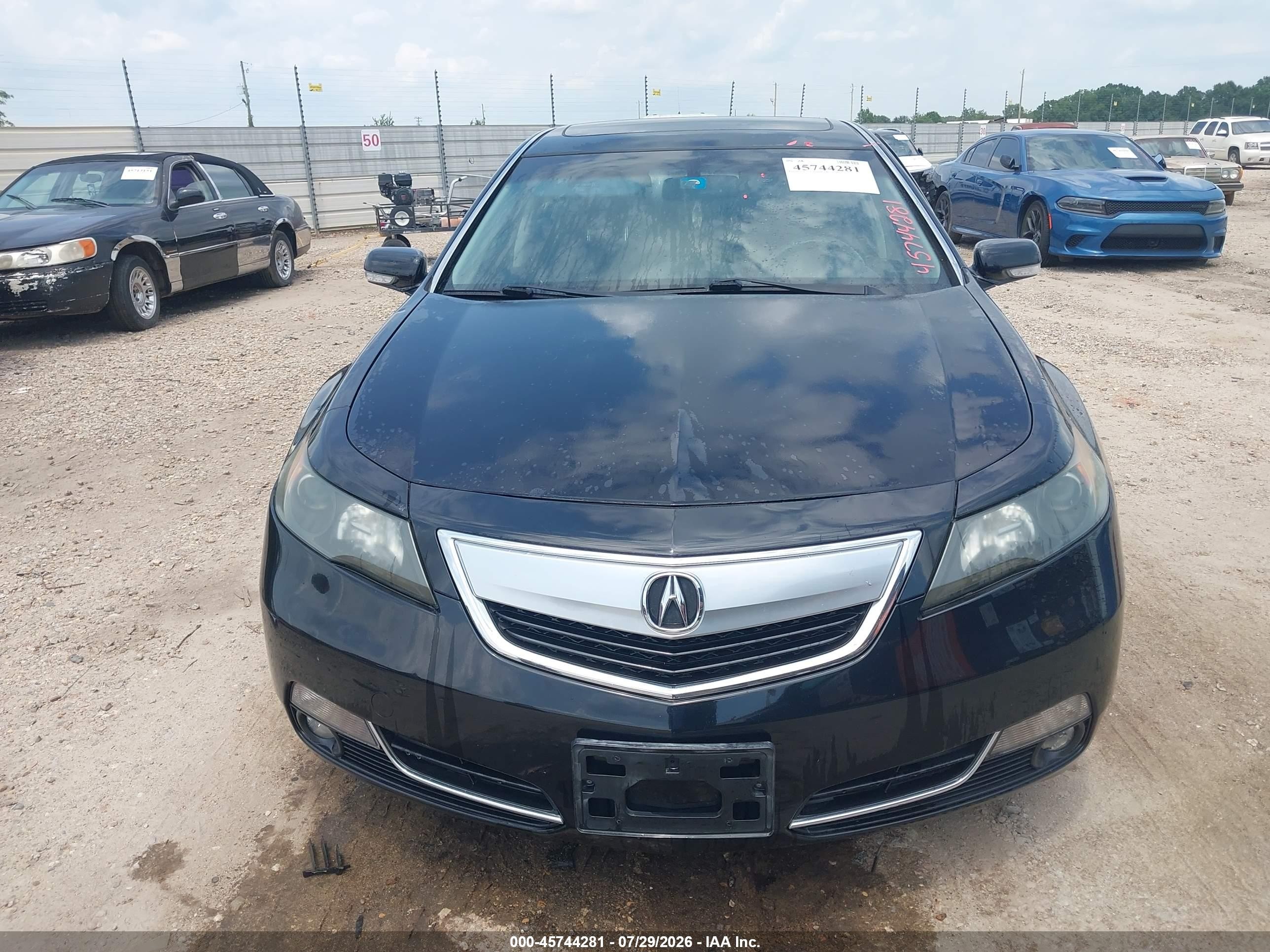 2012 Acura Tl 3.5 Черный vin: 19UUA8F53CA030674