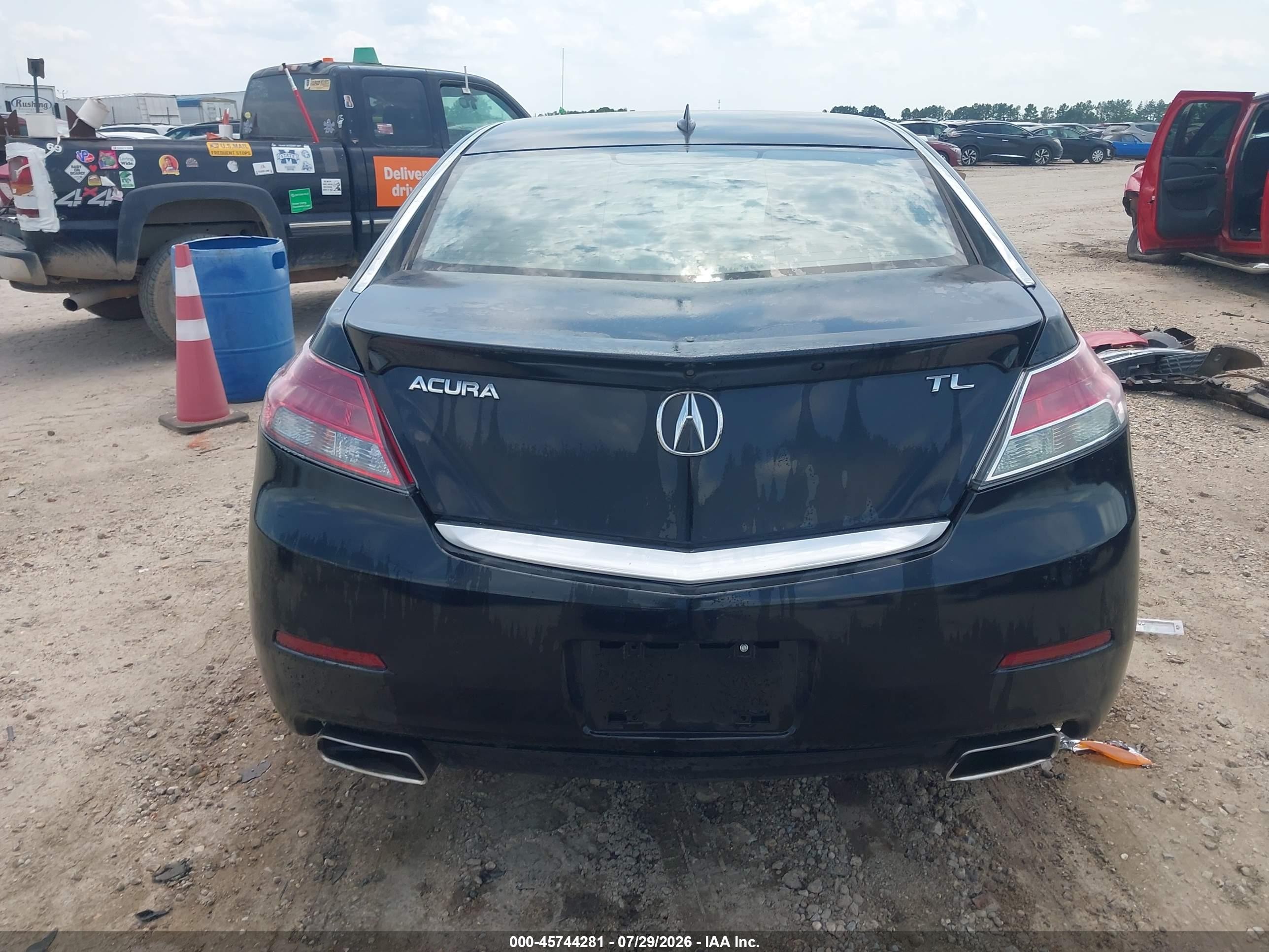 2012 Acura Tl 3.5 Черный vin: 19UUA8F53CA030674