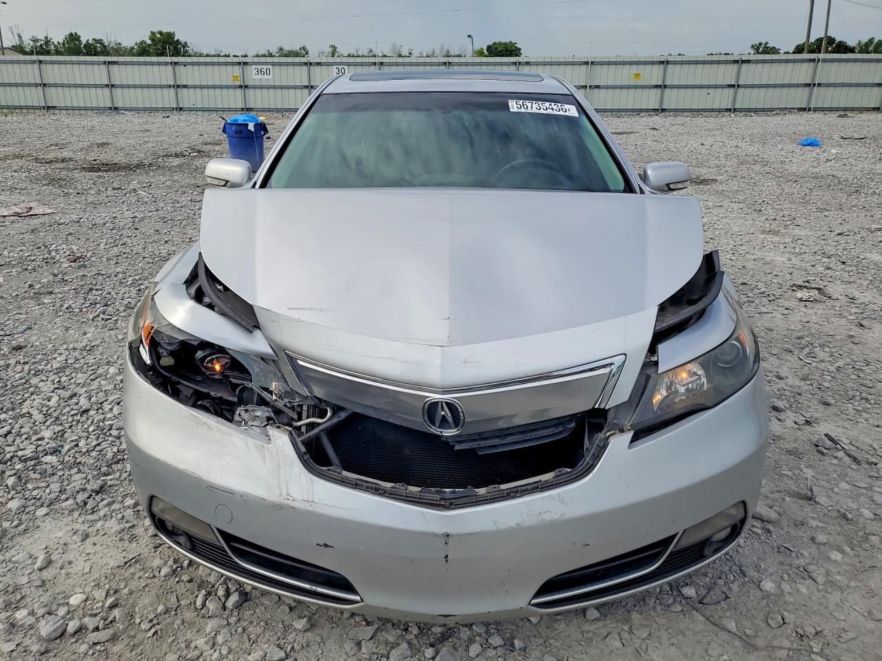 2012 Acura Tl Silver vin: 19UUA8F53CA031629