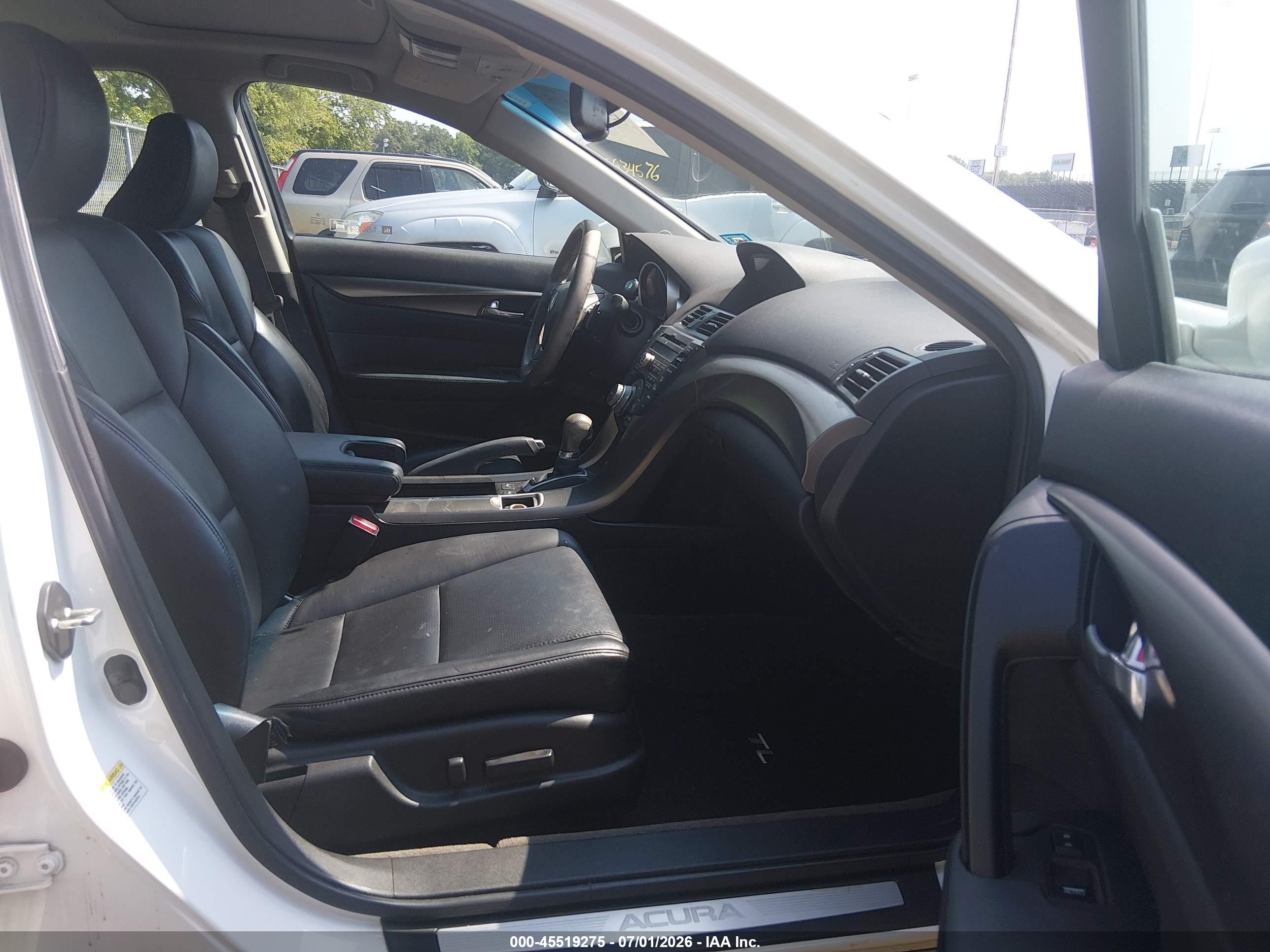 2012 Acura Tl 3.5 White vin: 19UUA8F53CA036362