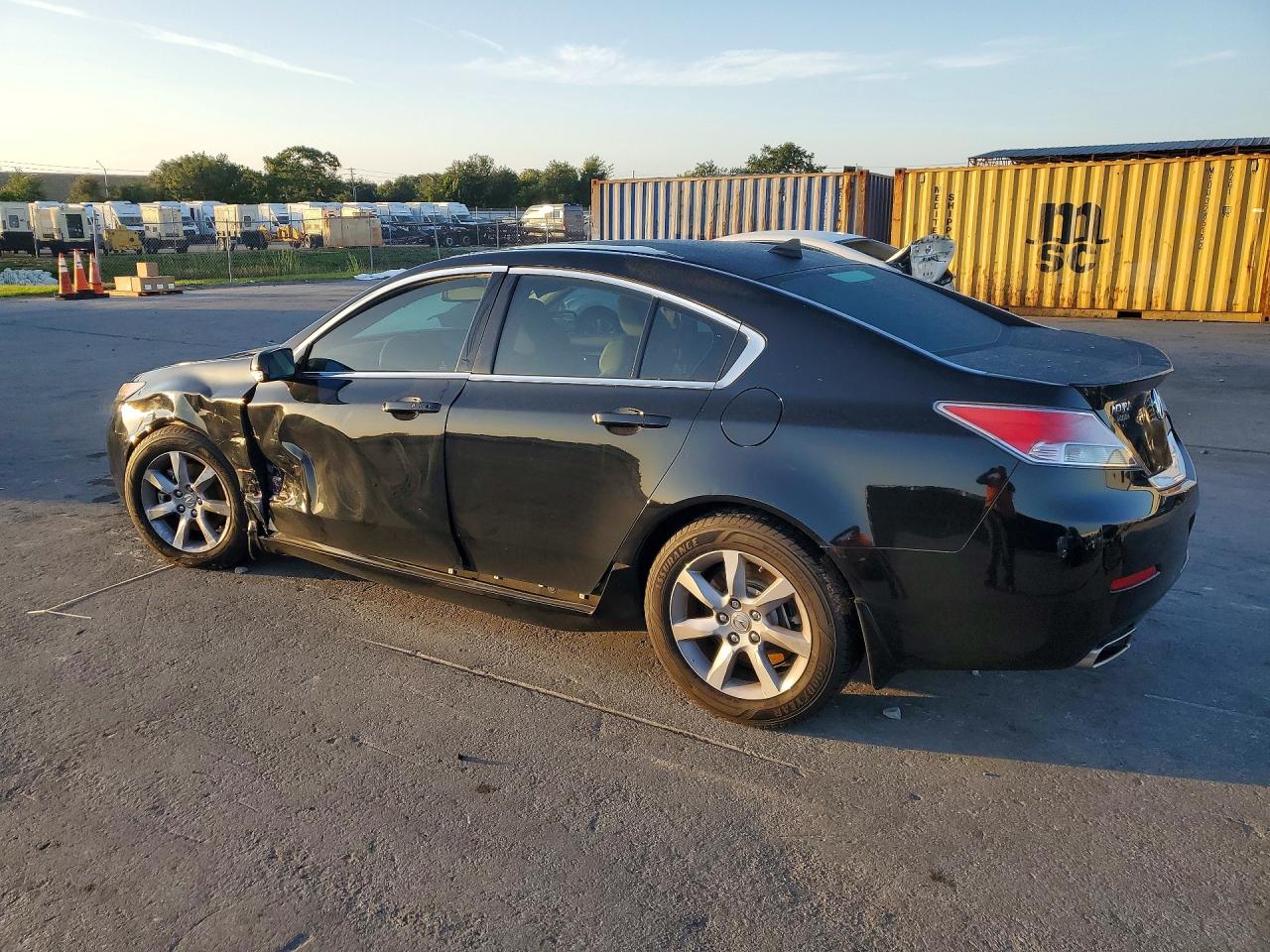 2012 Acura Tl Черный vin: 19UUA8F53CA036846