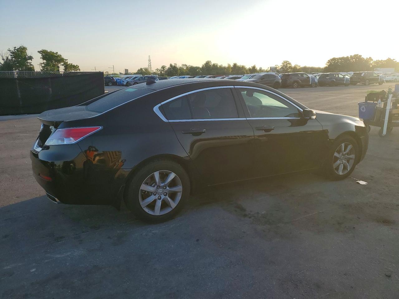 2012 Acura Tl Черный vin: 19UUA8F53CA036846