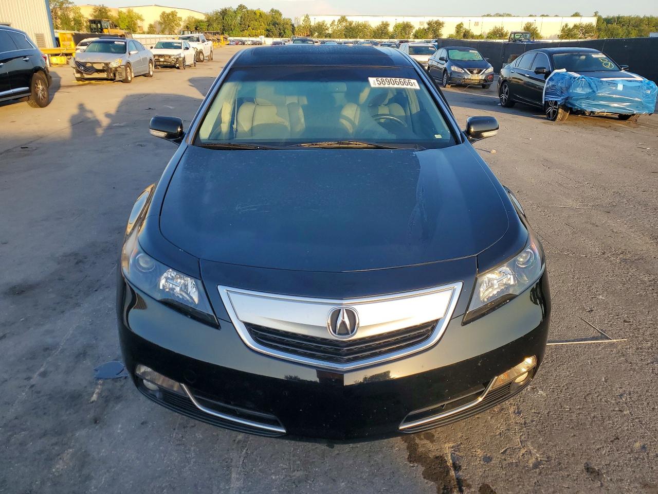 2012 Acura Tl Черный vin: 19UUA8F53CA036846