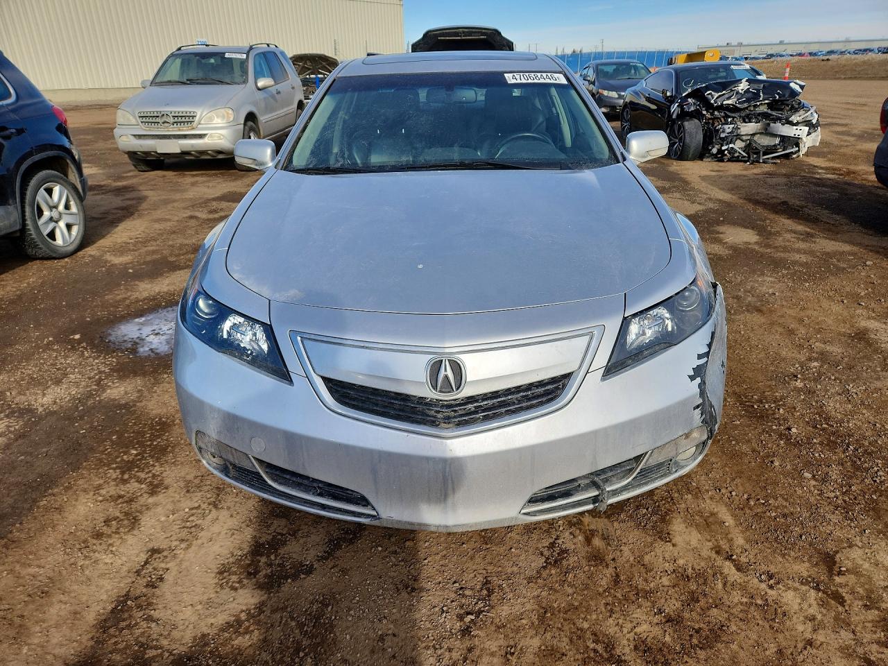 2012 Acura Tl Silver vin: 19UUA8F53CA800582
